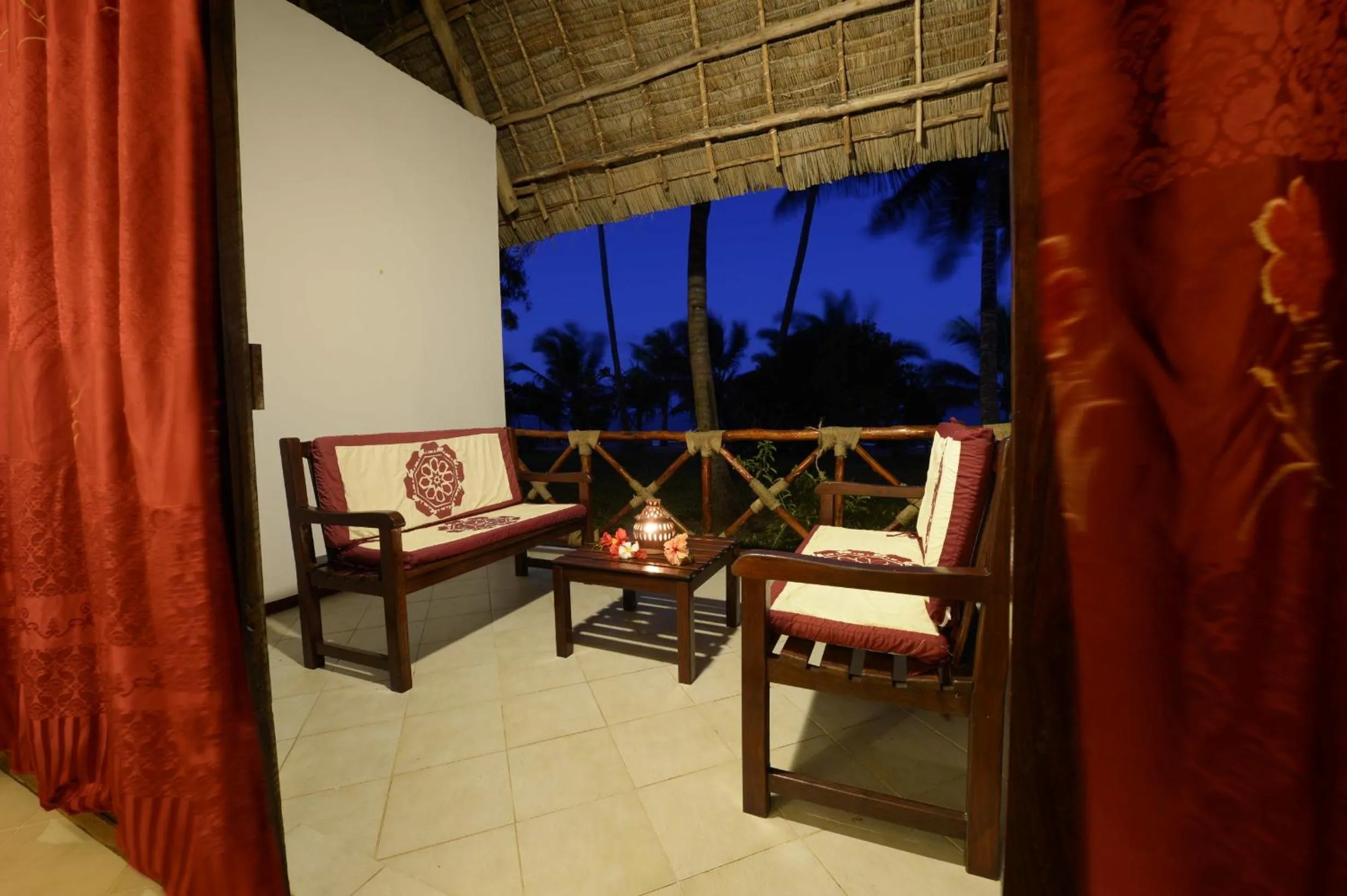 Patio in Uroa Bay Beach Resort