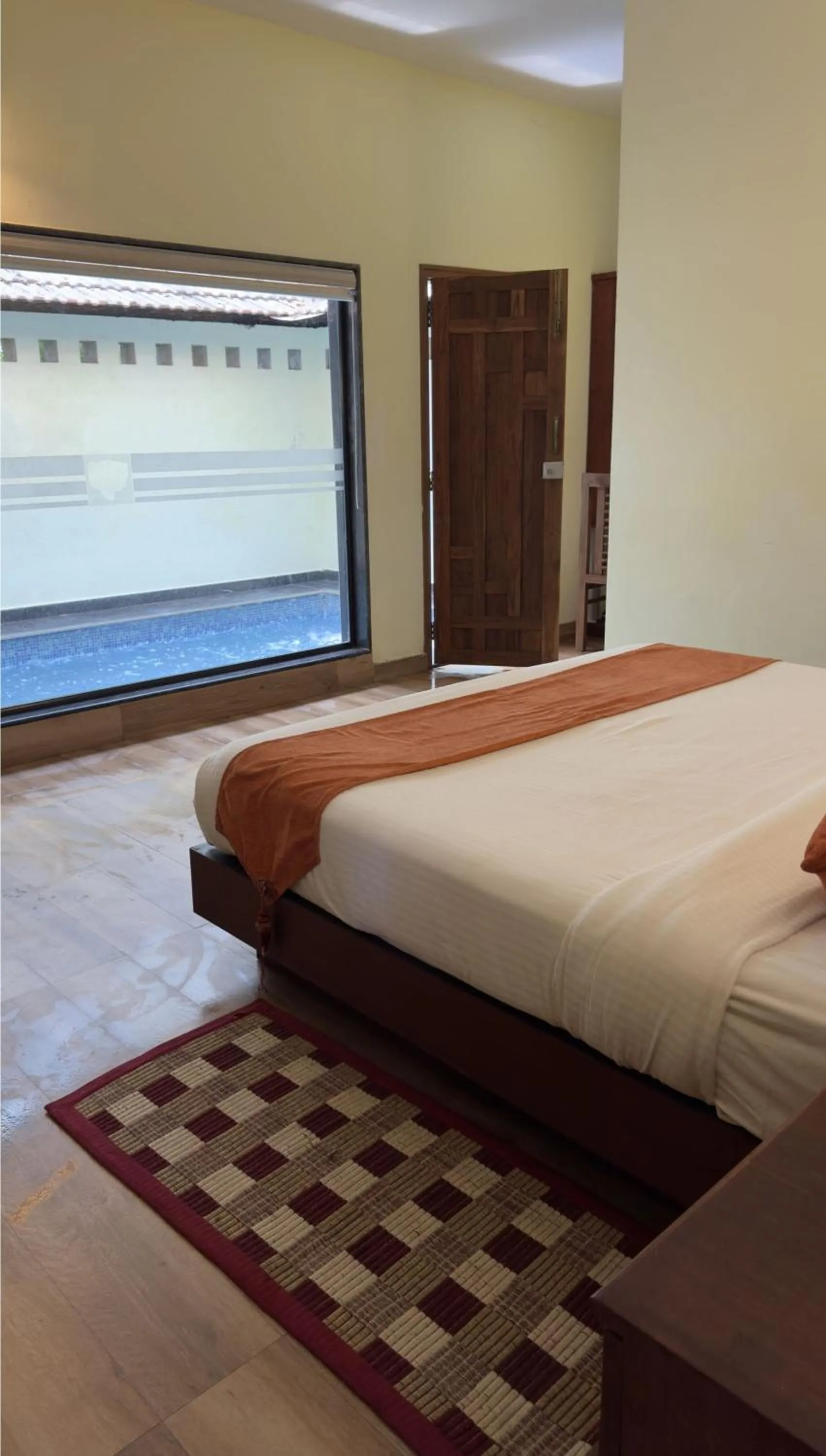 Bed in Indeevara Luxury Resort and Spa, Wayanad