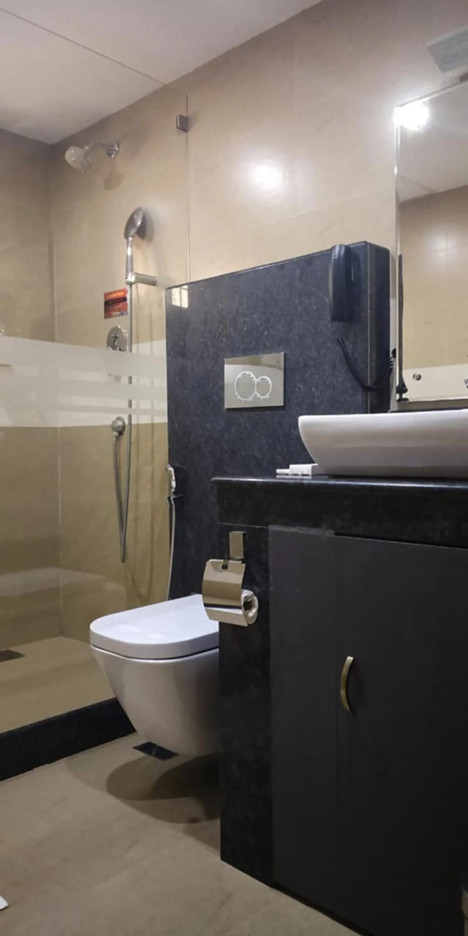 Toilet in Indeevara Luxury Resort and Spa, Wayanad