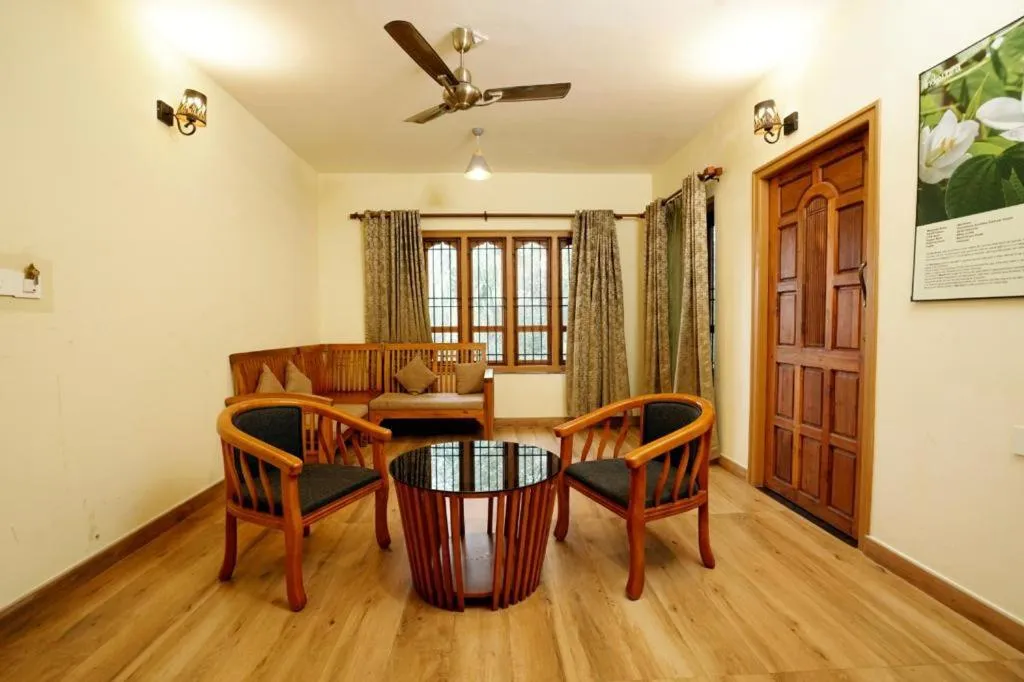 Living room in Indeevara Luxury Resort and Spa, Wayanad