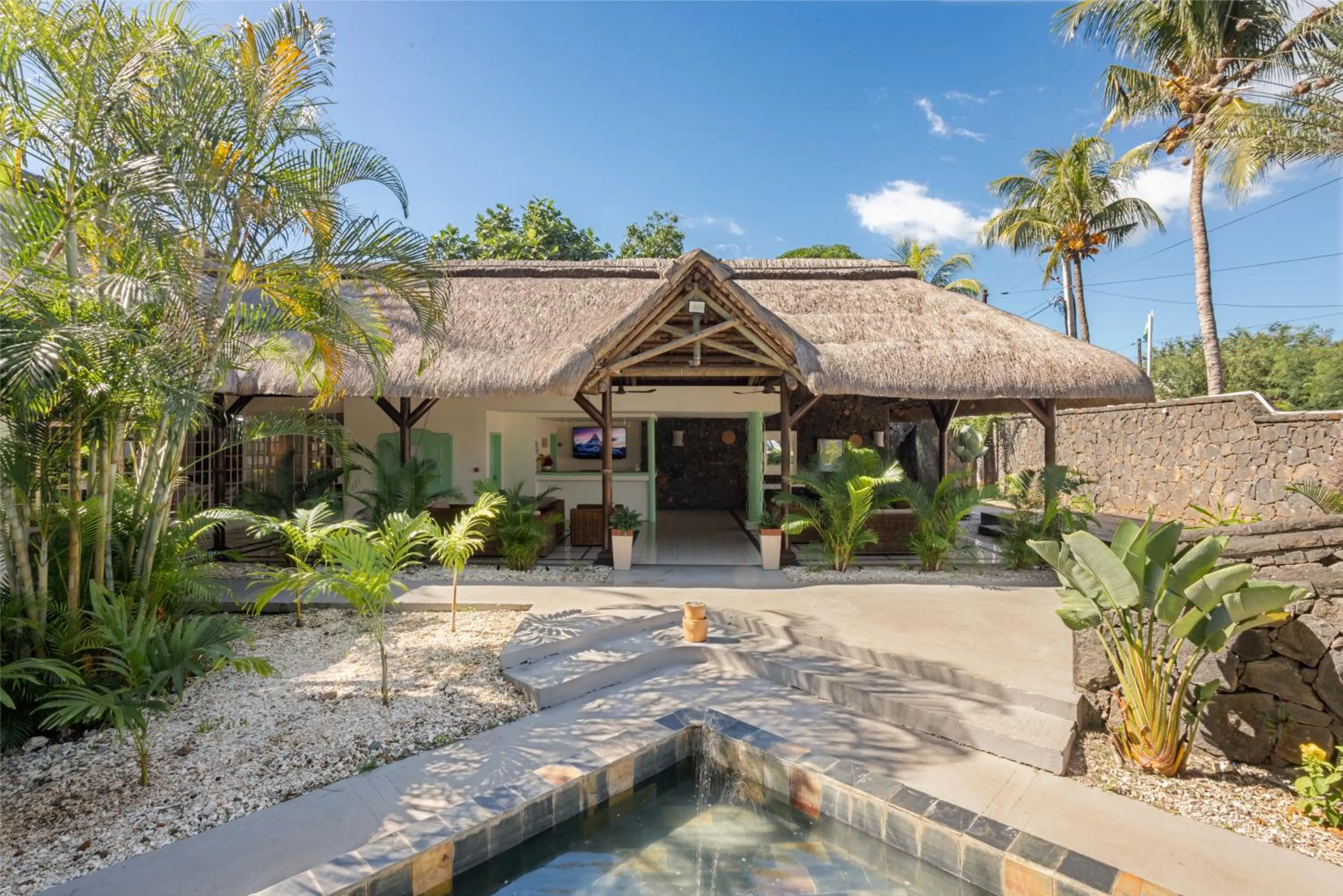 Lobby or reception in Cocotiers Hotel – Mauritius