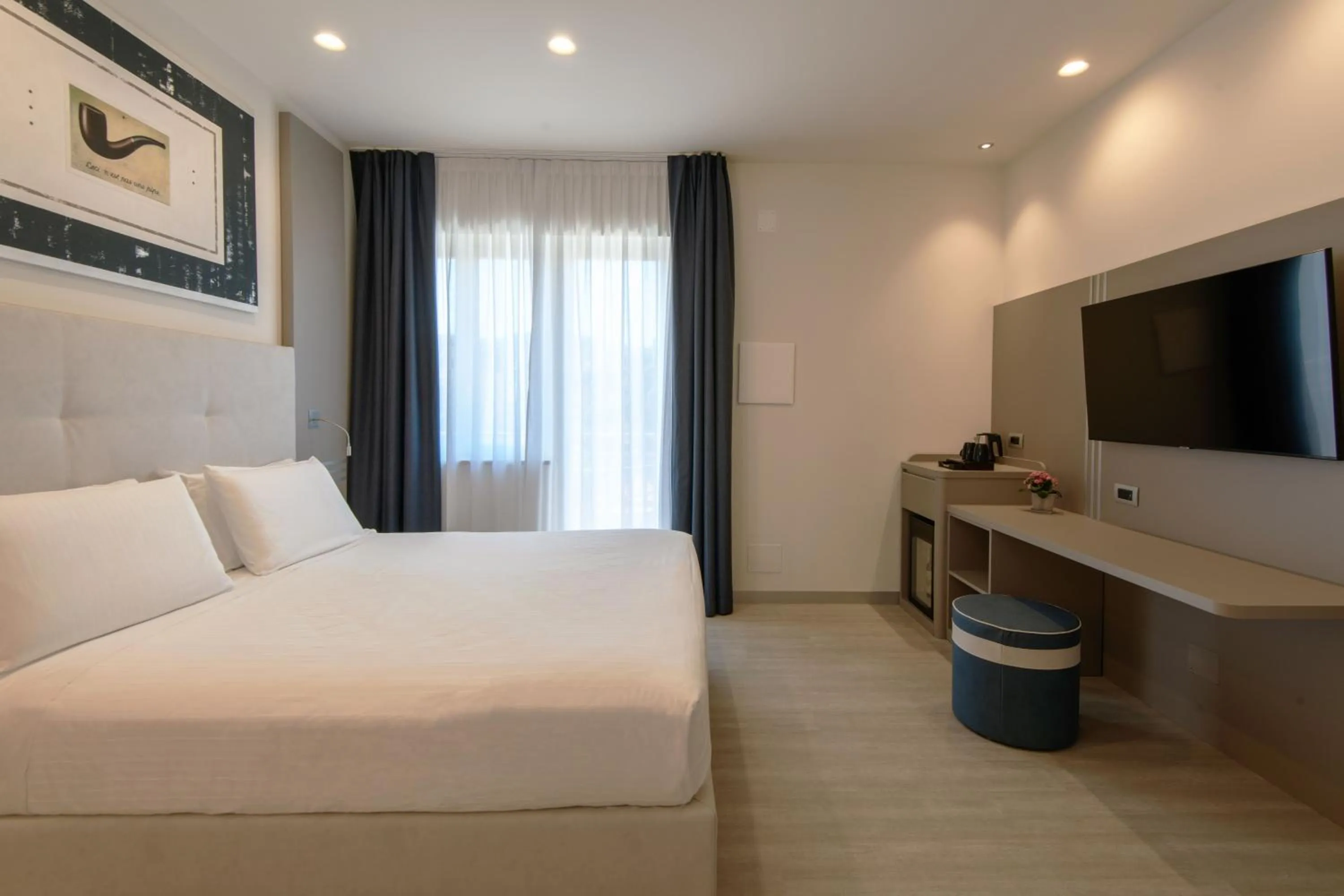 Bedroom, Bed in Hotel & Apartments Sasso