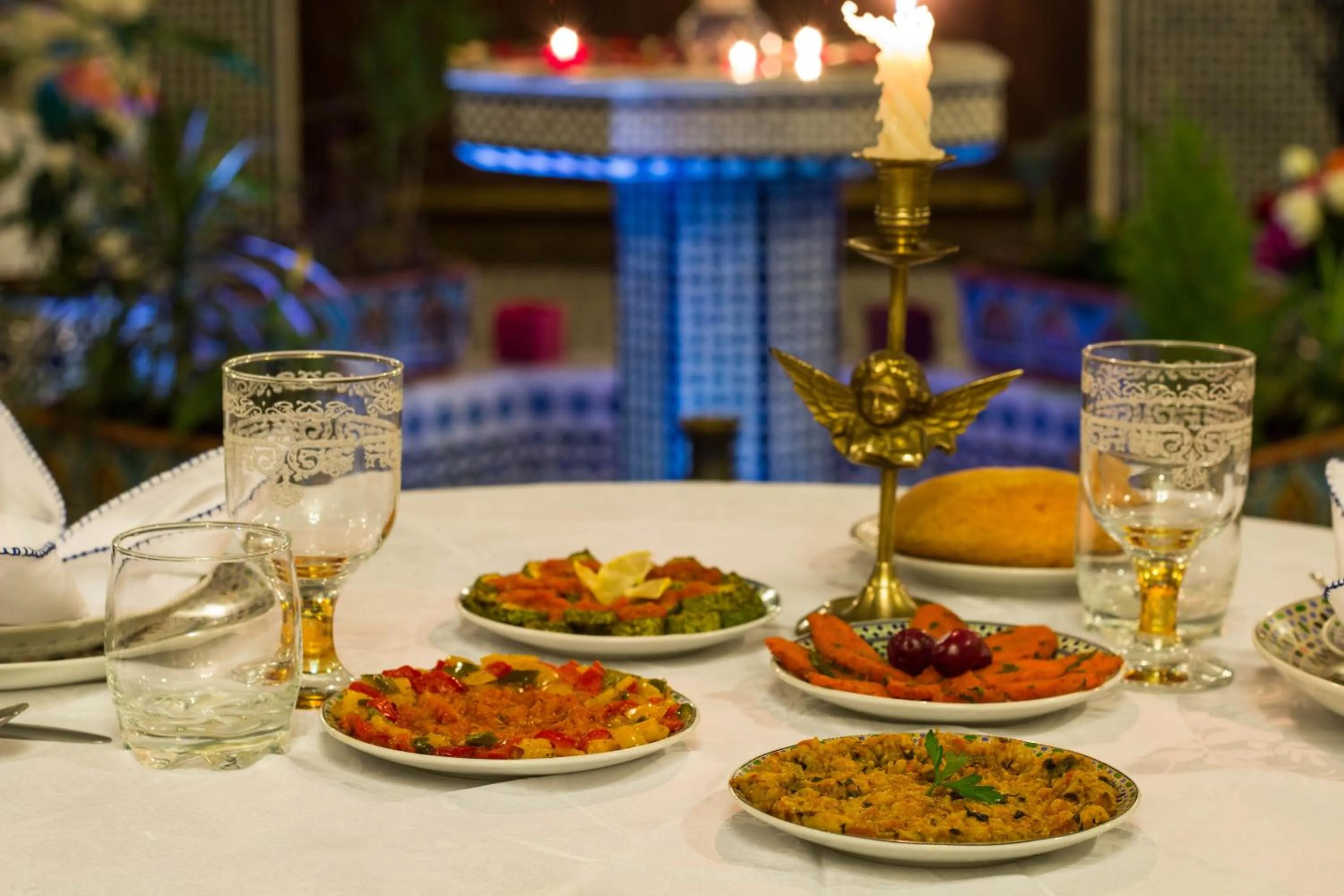 Food close-up in Riad Fes Kettani