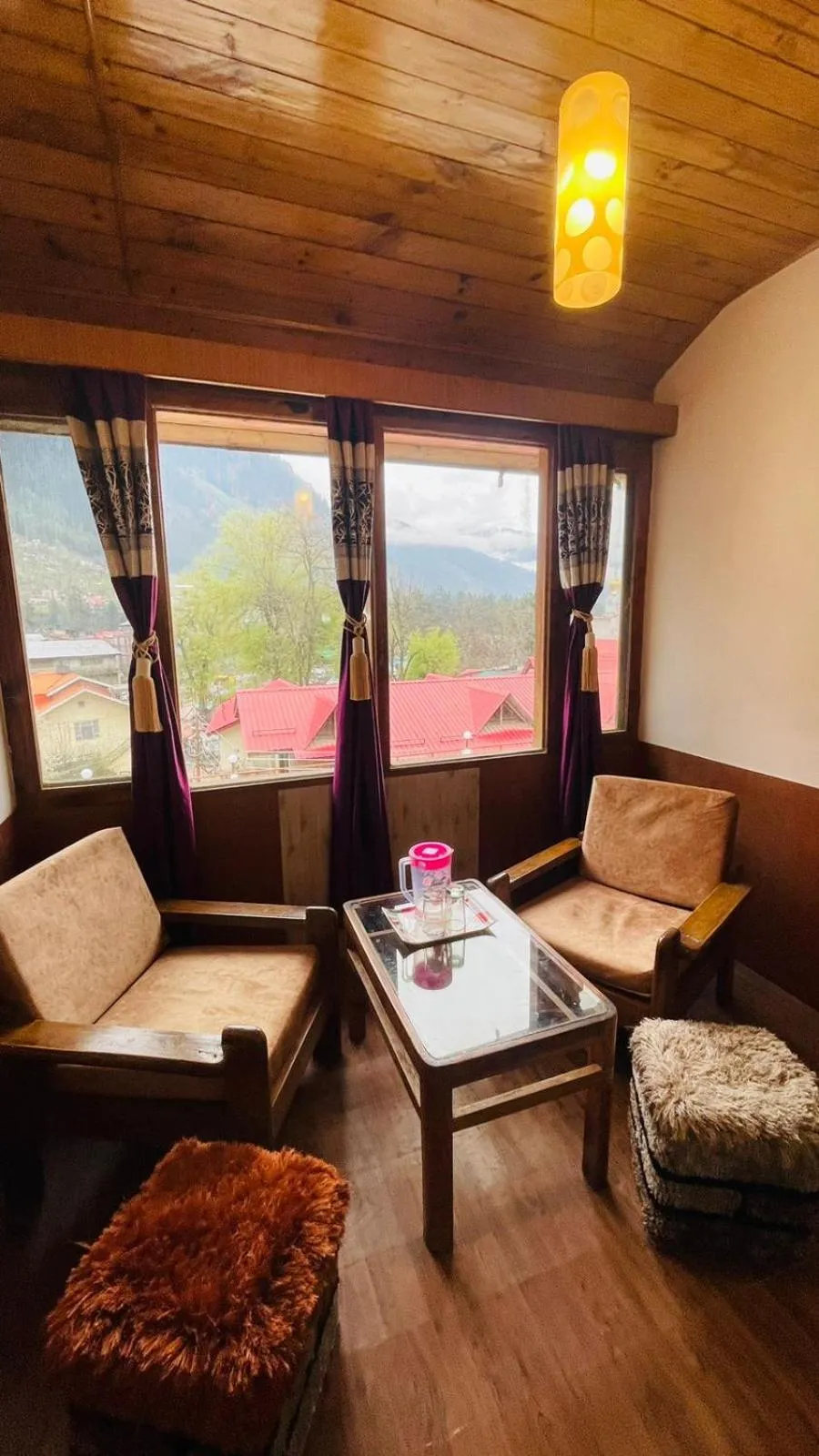 Natural landscape in Hotel Hilltop At Mall Road Manali With Open Terrace