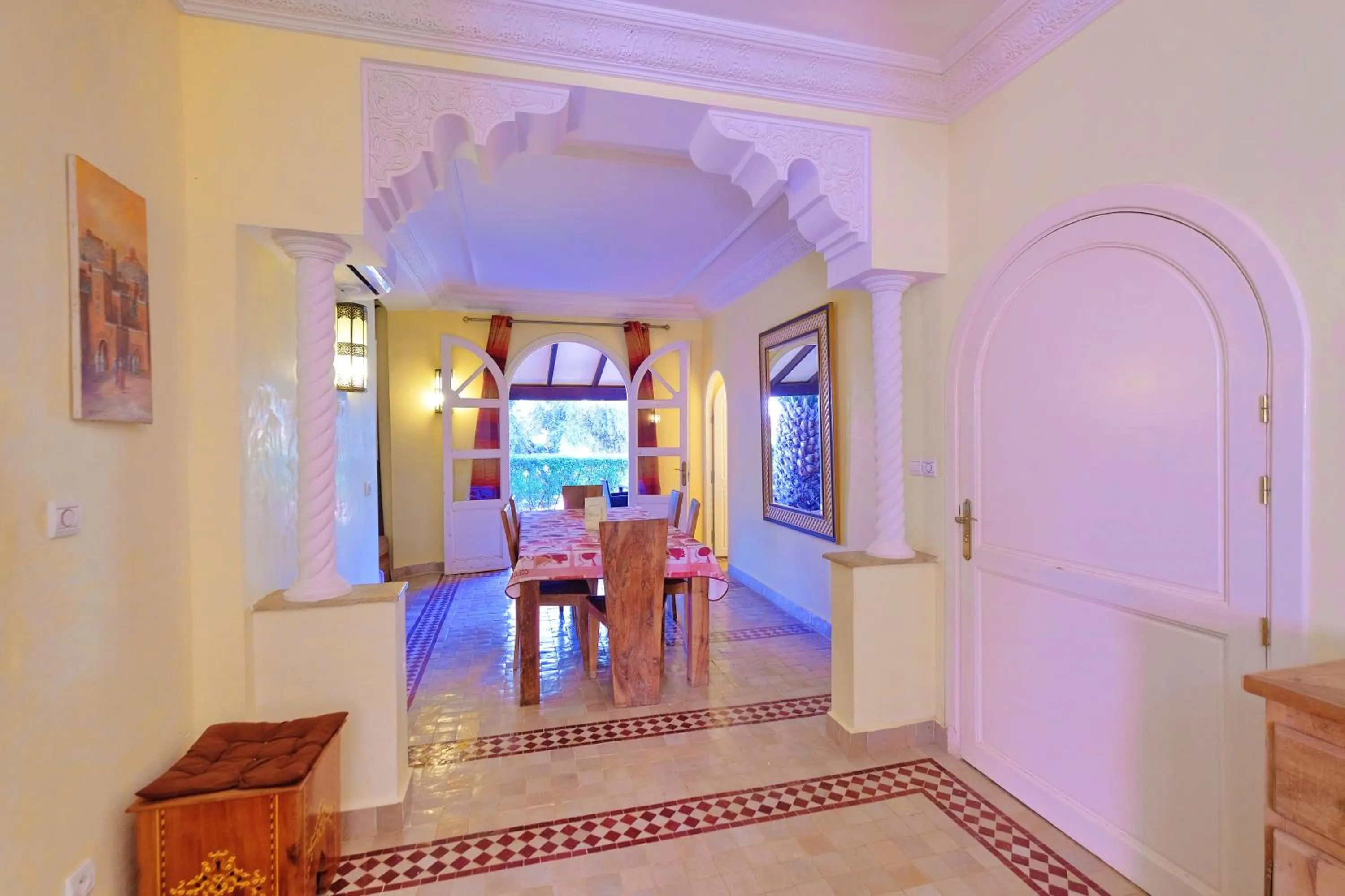 Living room in Hacienda Marrakech