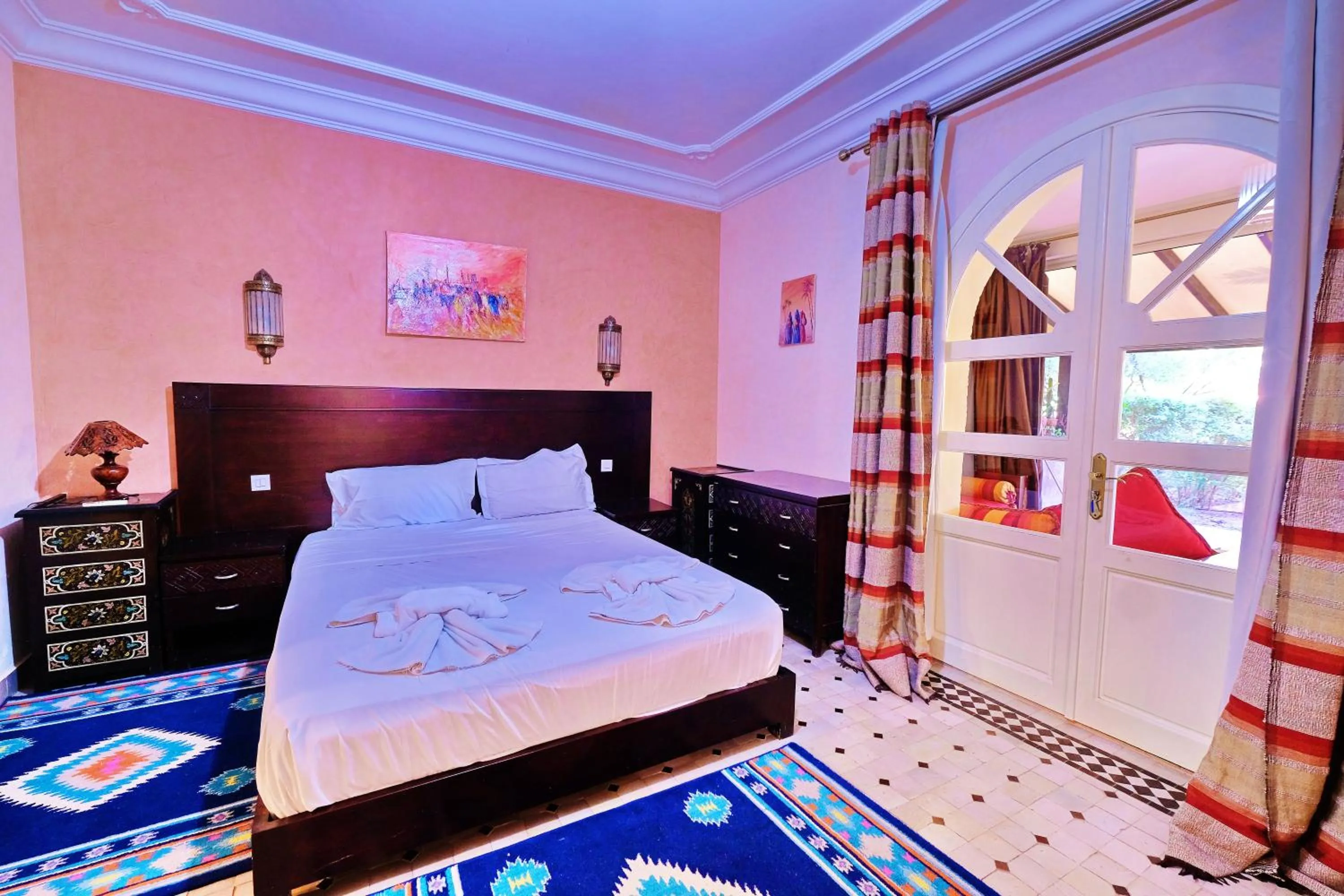 Bedroom, Bed in Hacienda Marrakech