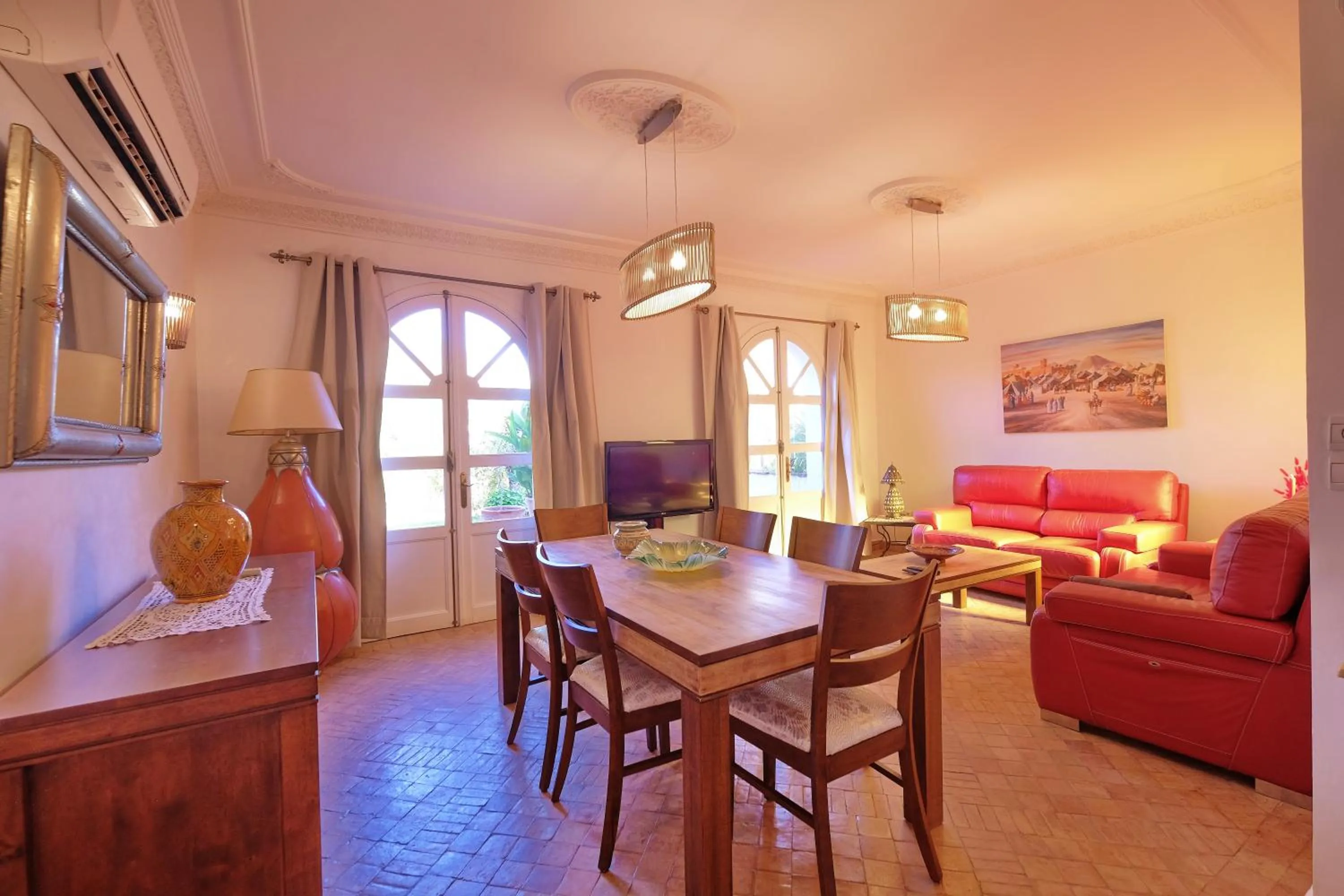 Living room in Hacienda Marrakech