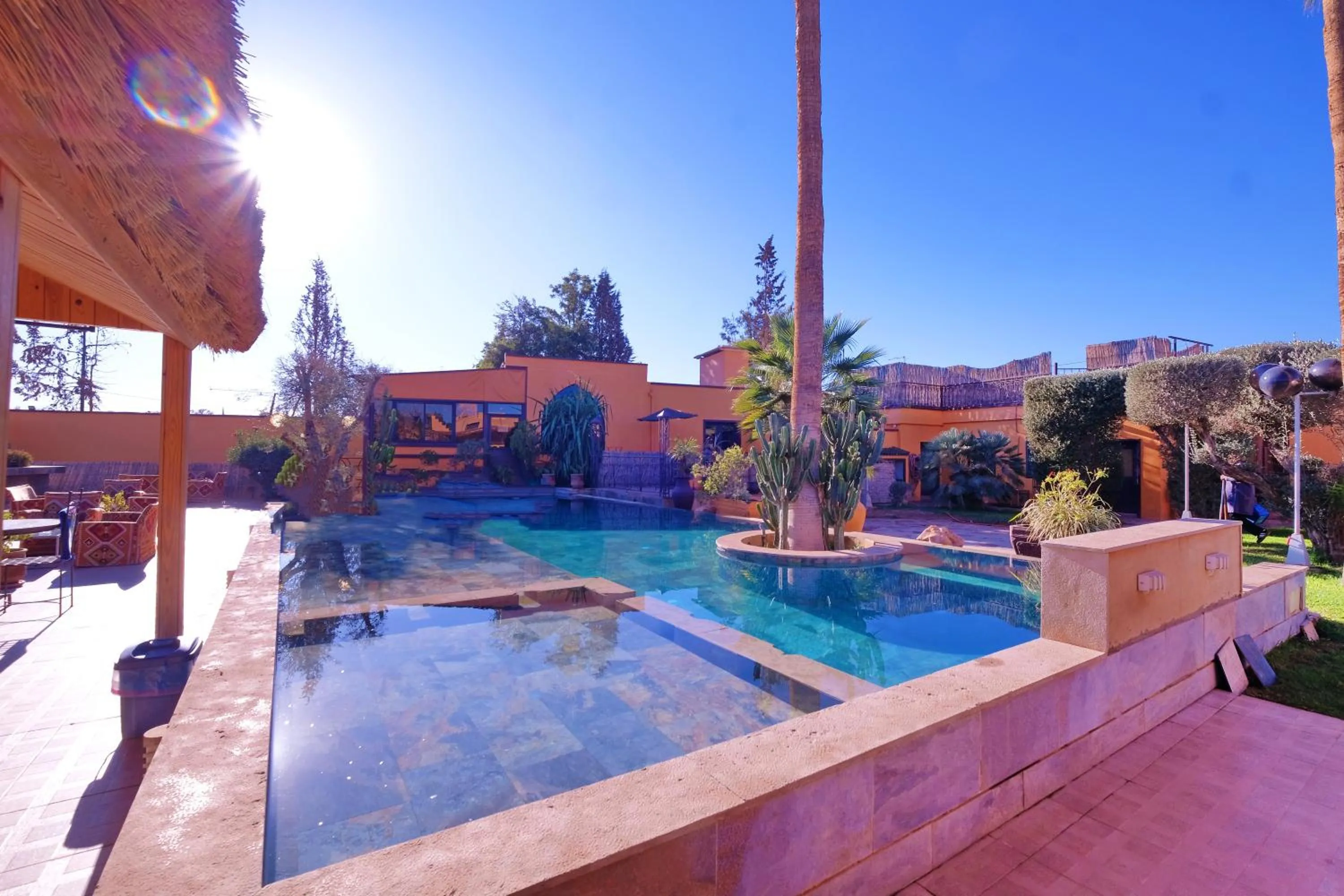 Swimming pool in Hacienda Marrakech