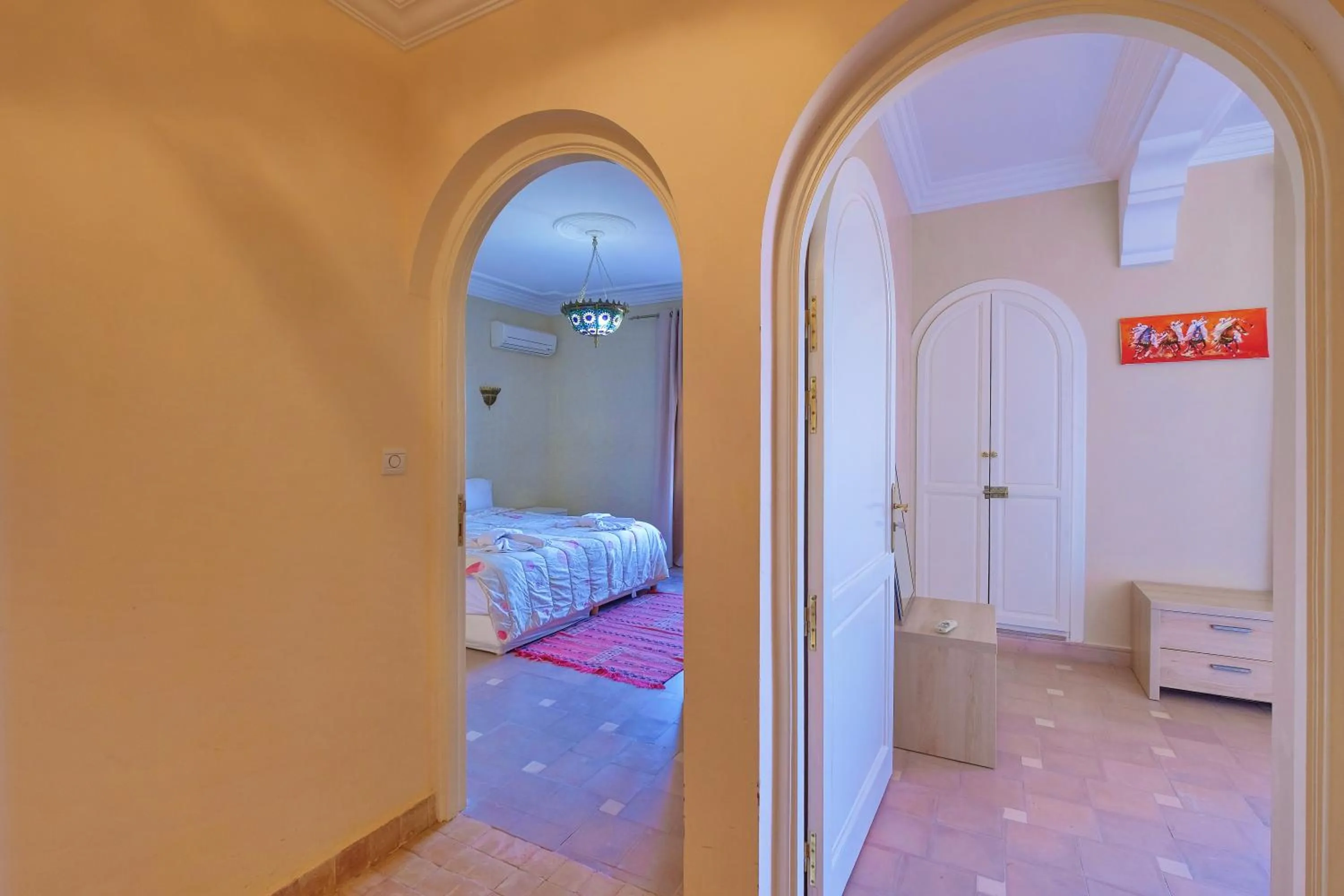 Bedroom, Bed in Hacienda Marrakech