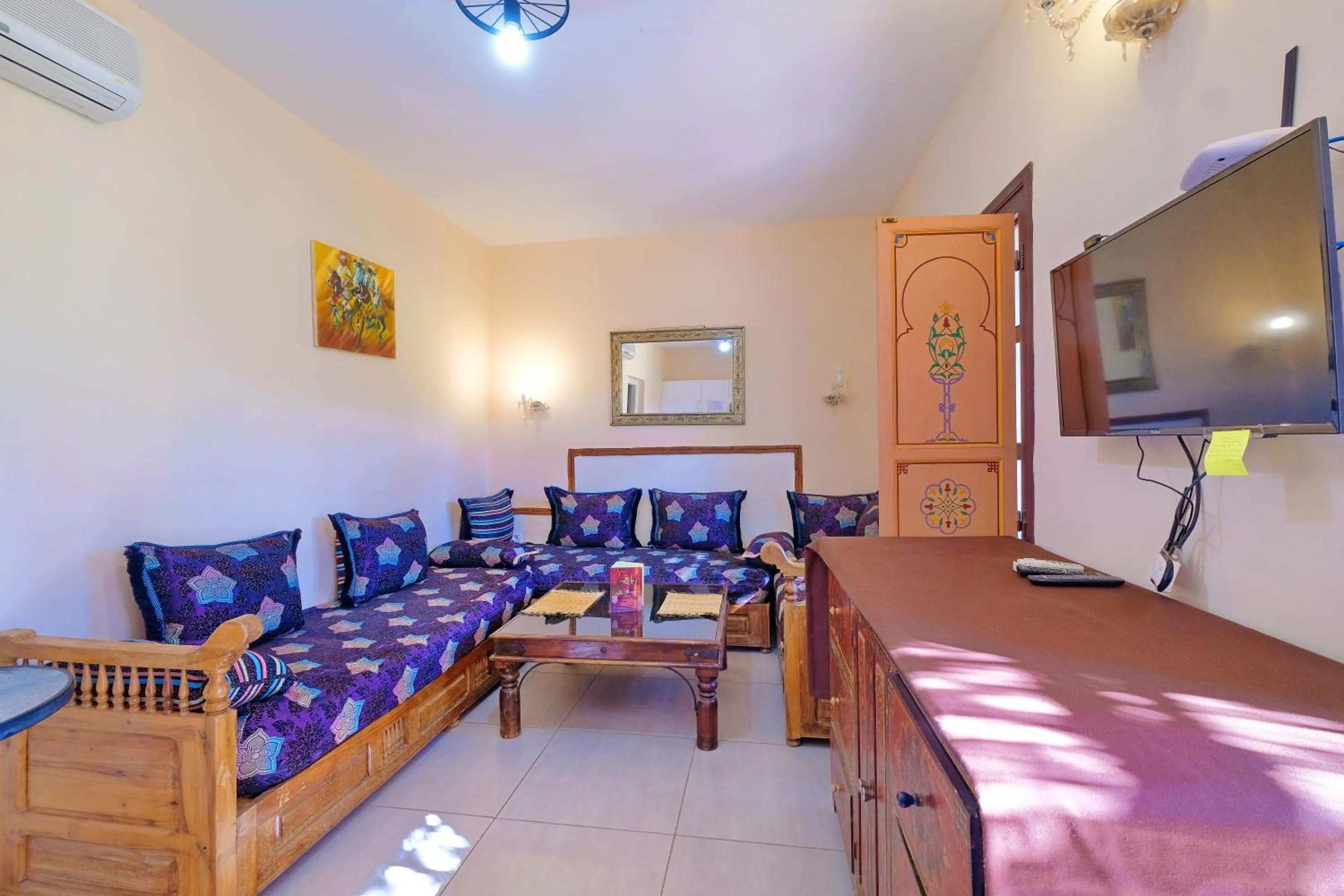 Living room in Hacienda Marrakech