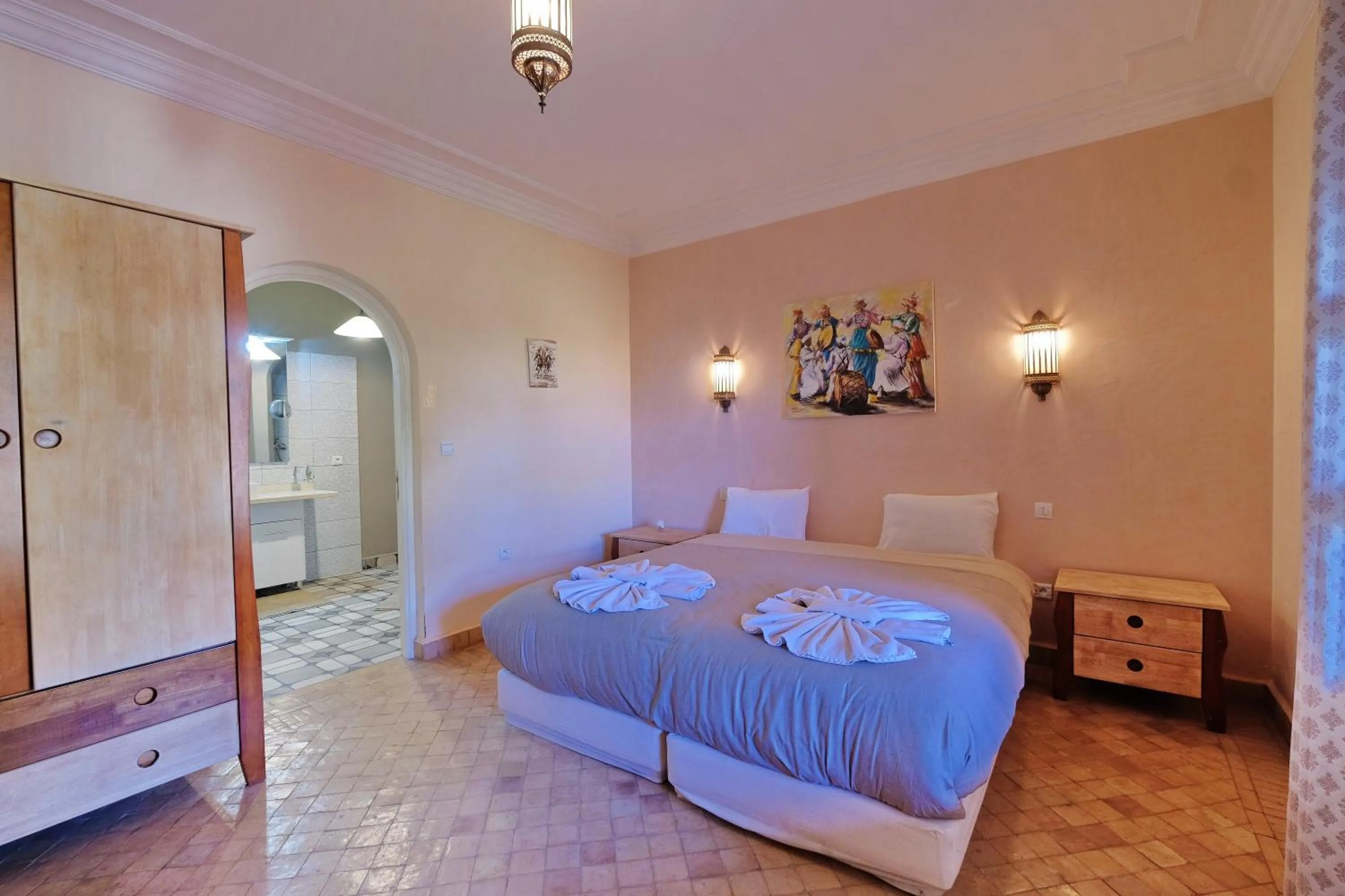 Bedroom, Bed in Hacienda Marrakech