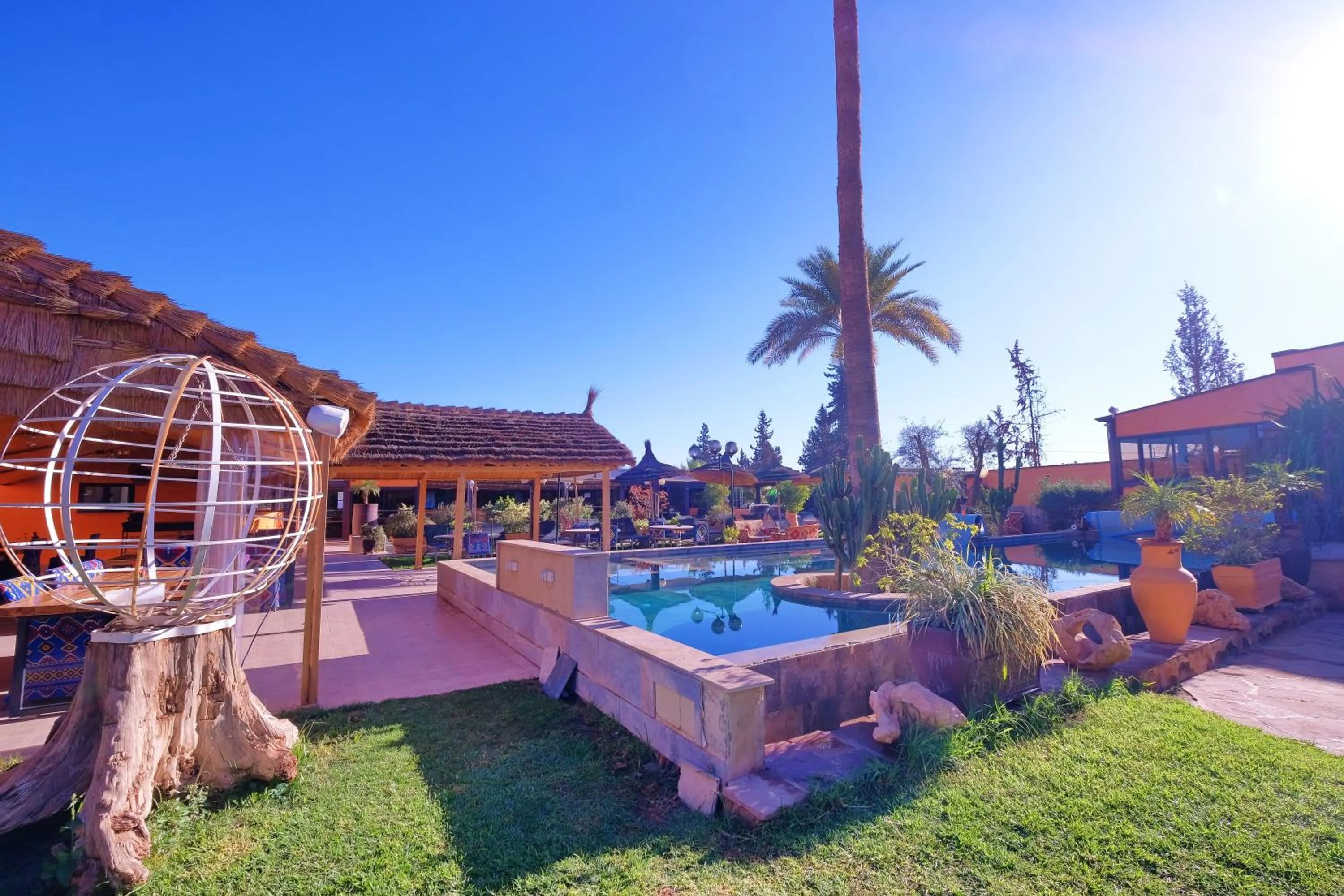 Swimming pool in Hacienda Marrakech