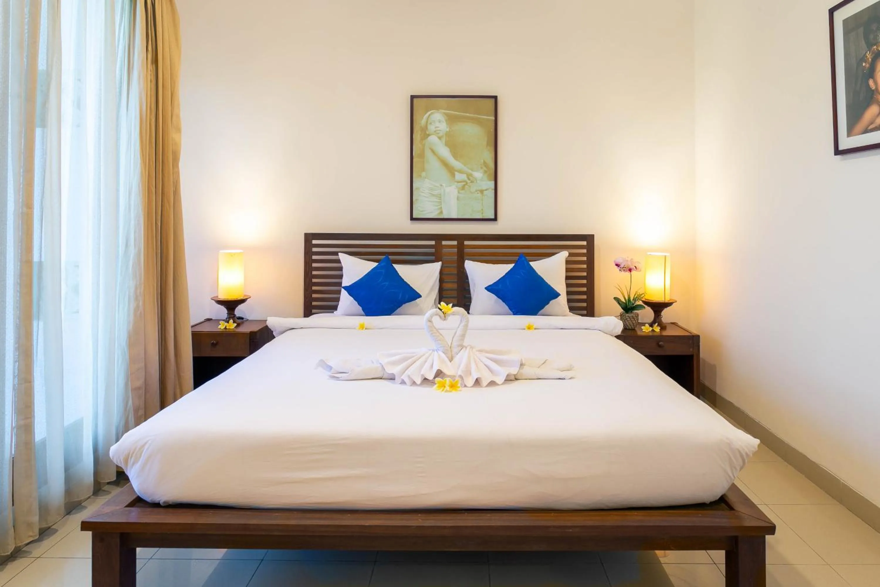 Bed in Starloka Saba Bali Hotel