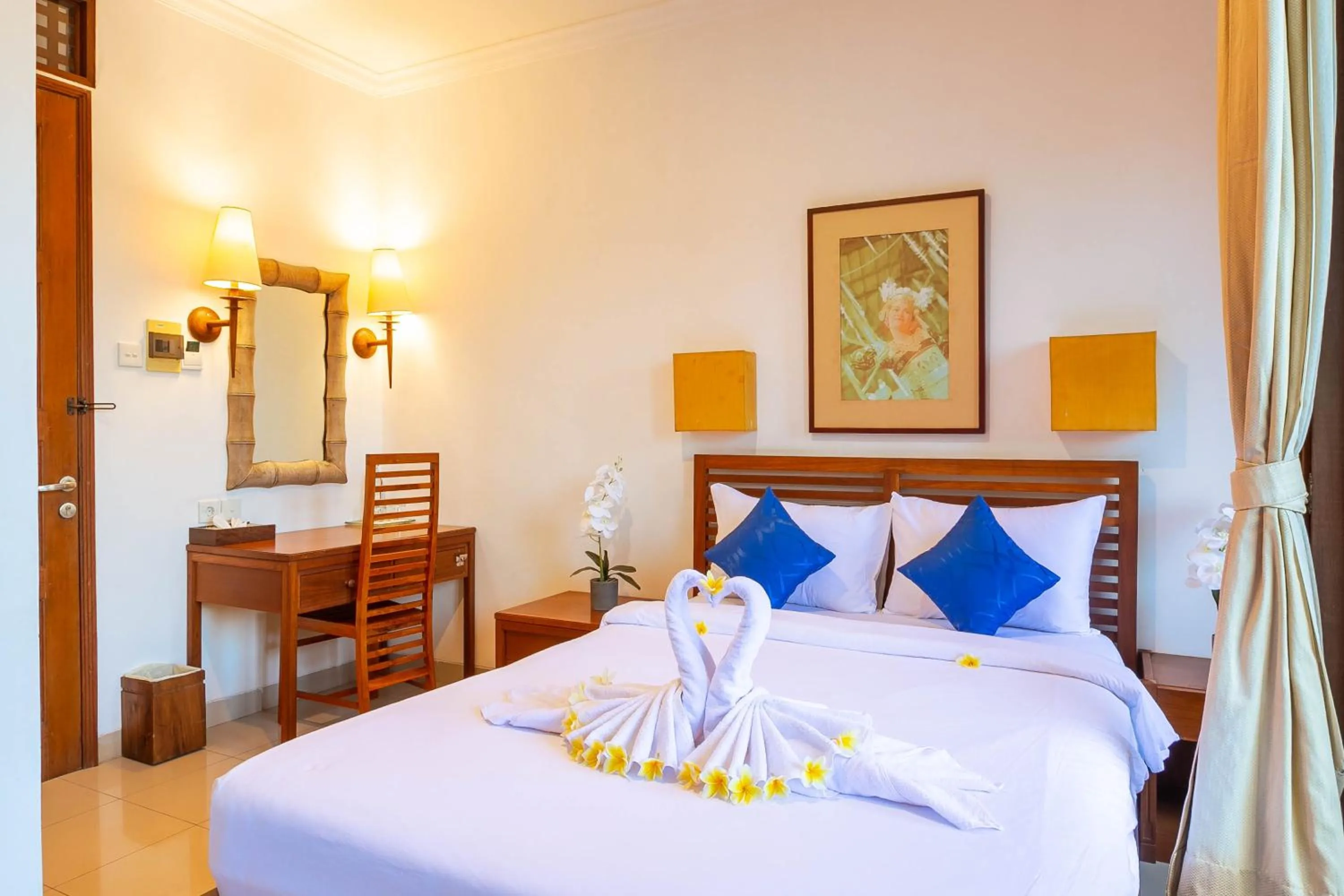 Bed in Starloka Saba Bali Hotel