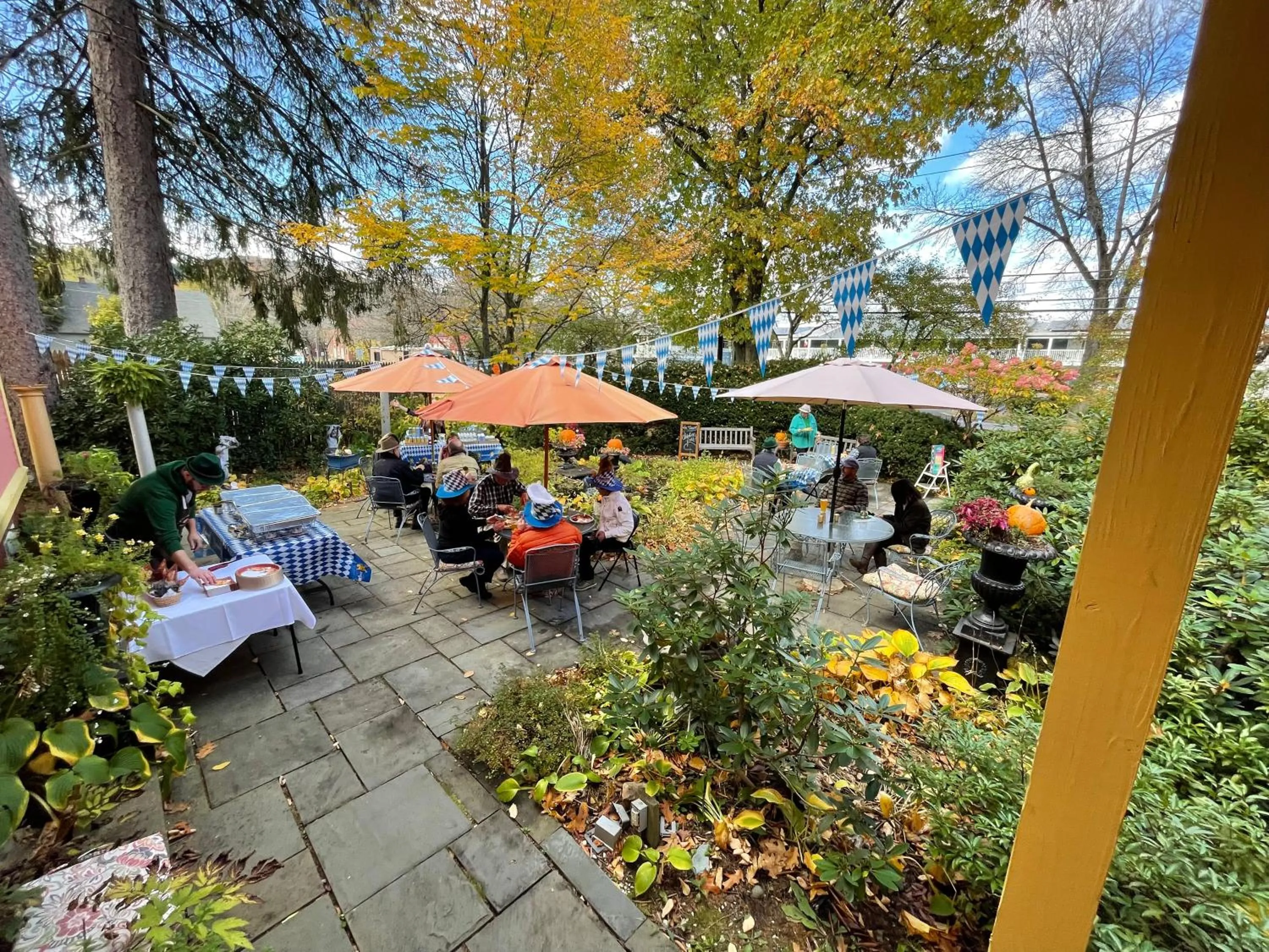 Patio in The Village Inn of Woodstock