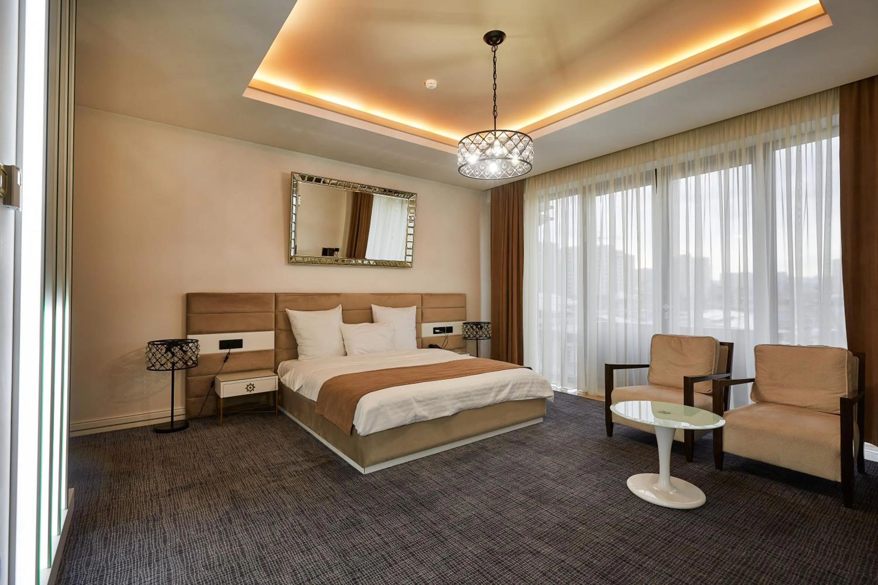 Bed in Aghababyan's Hotel