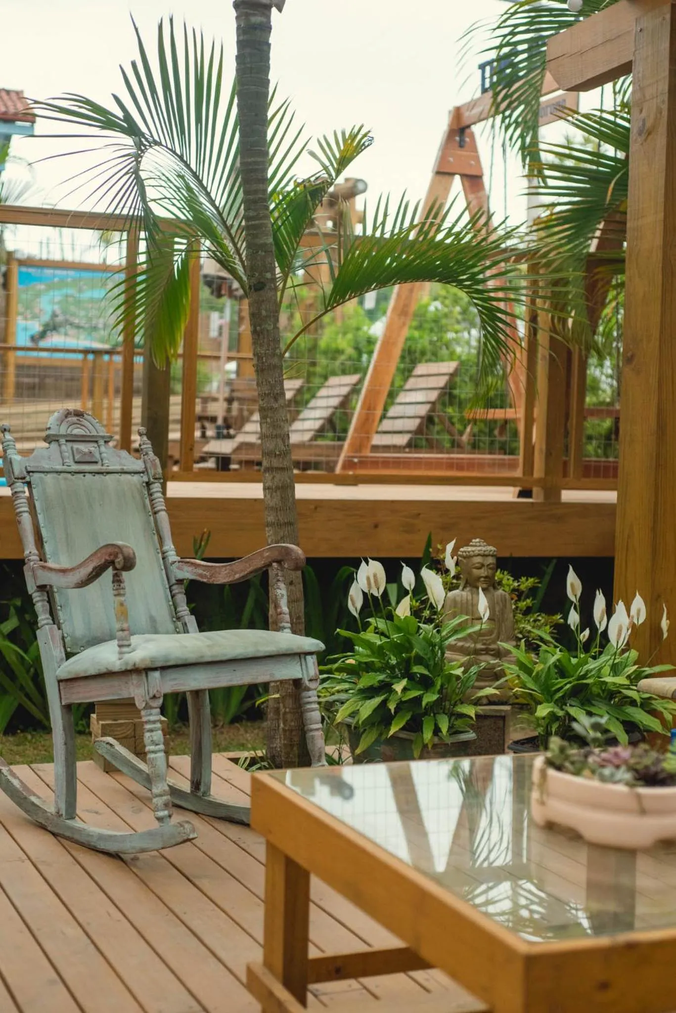 Garden in Pousada Cacau