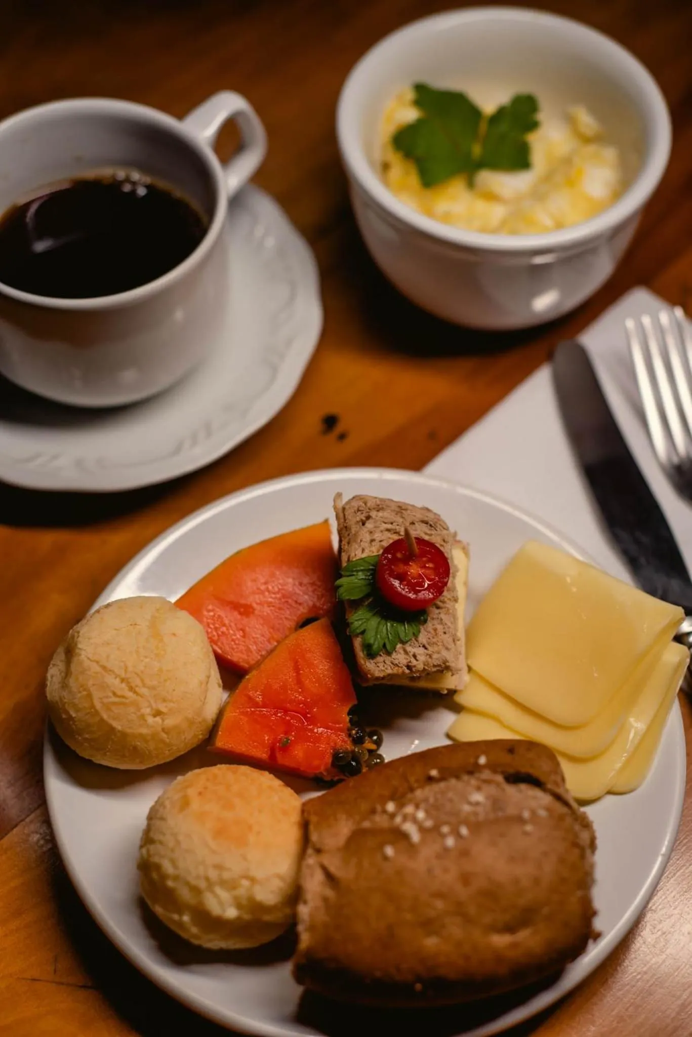 Food and drinks in Pousada Cacau