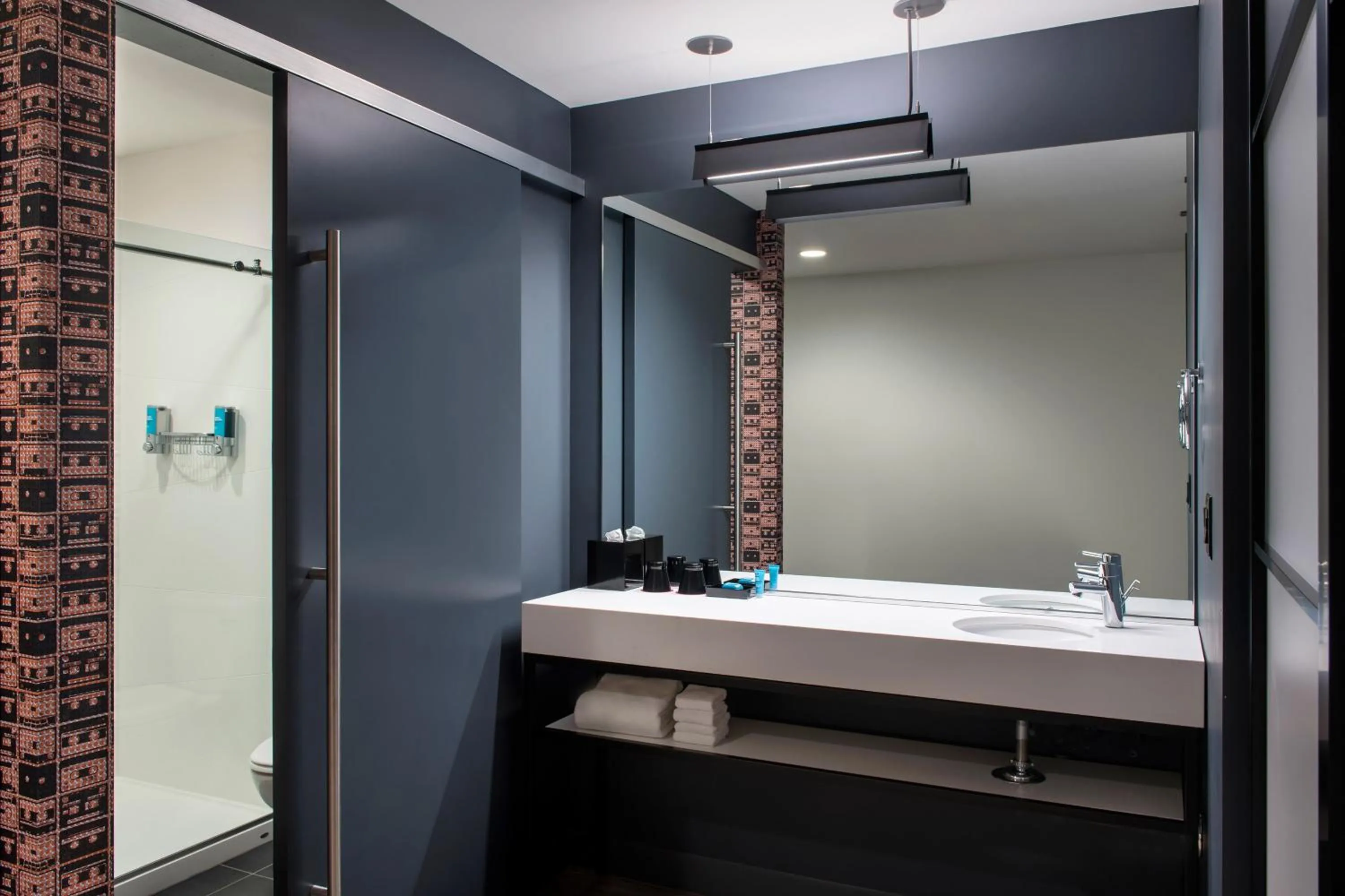 Bathroom in Aloft Buffalo Downtown