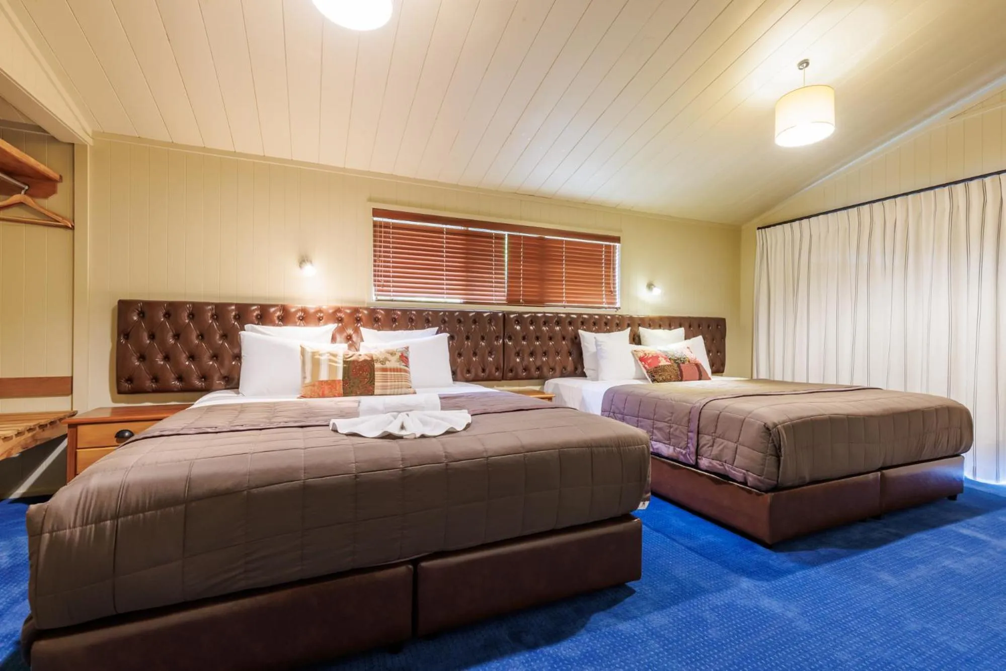 Bed in Koura Lodge