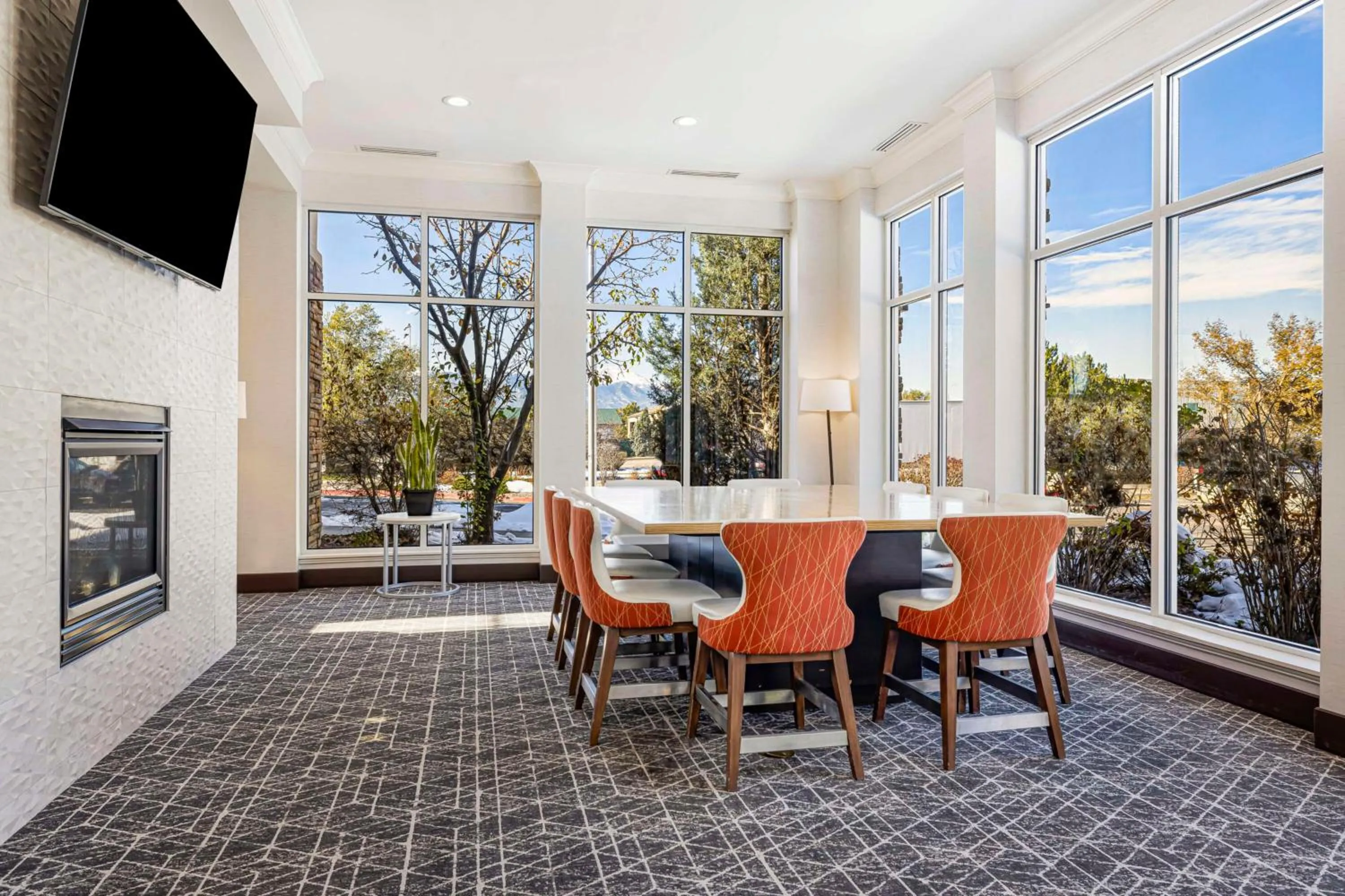 Lobby or reception in Hilton Garden Inn Colorado Springs Airport