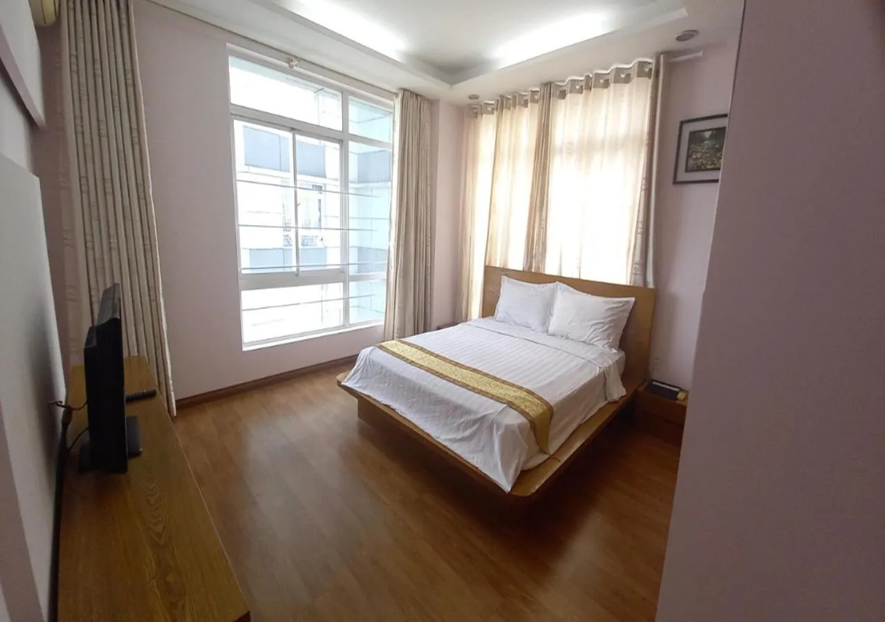 Bed in Khai Hoan Apartment Hotel