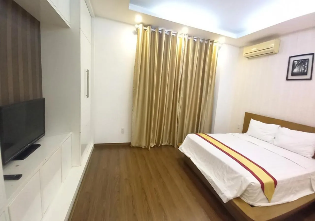 TV and multimedia, Bed in Khai Hoan Apartment Hotel