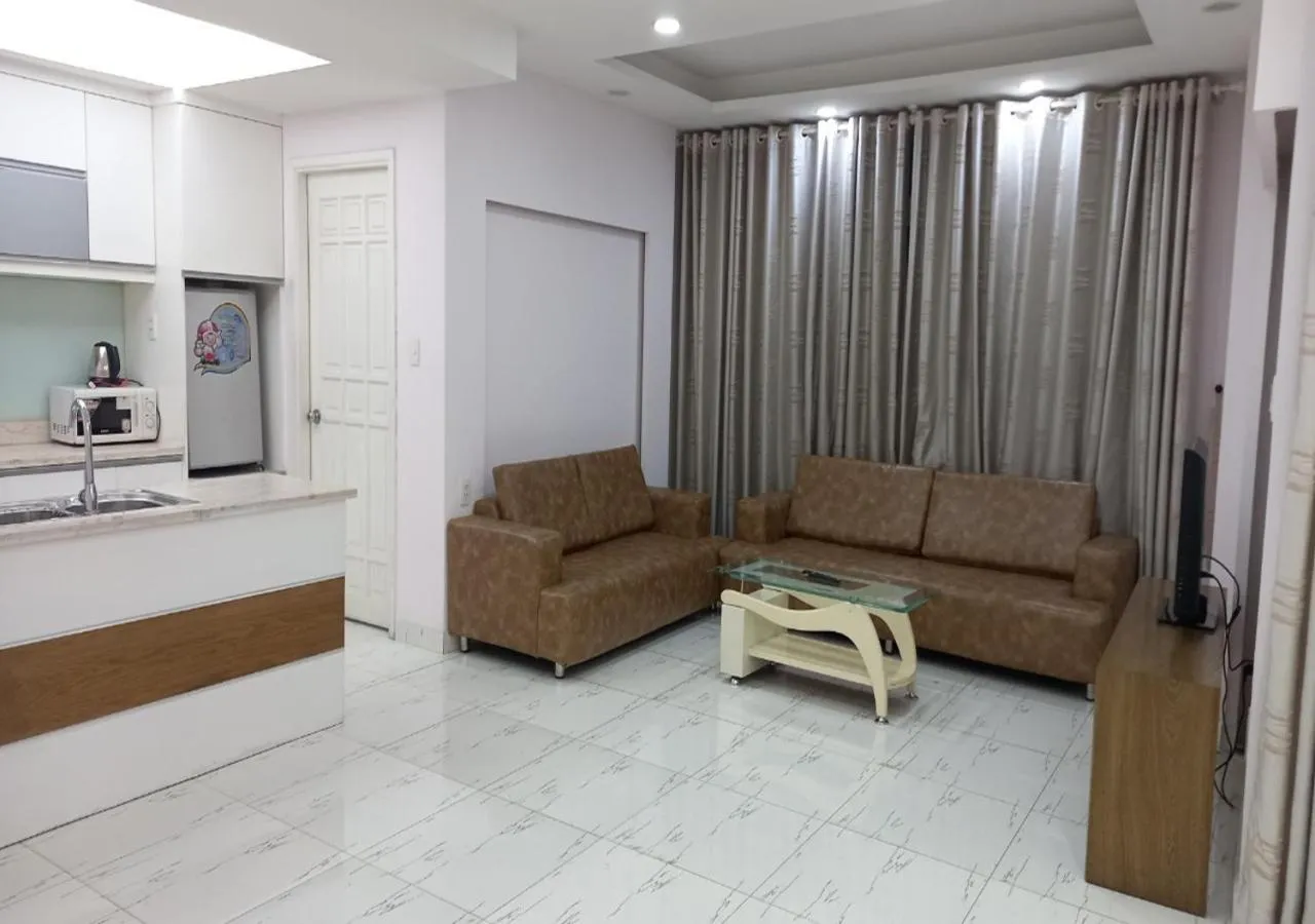 Living room in Khai Hoan Apartment Hotel