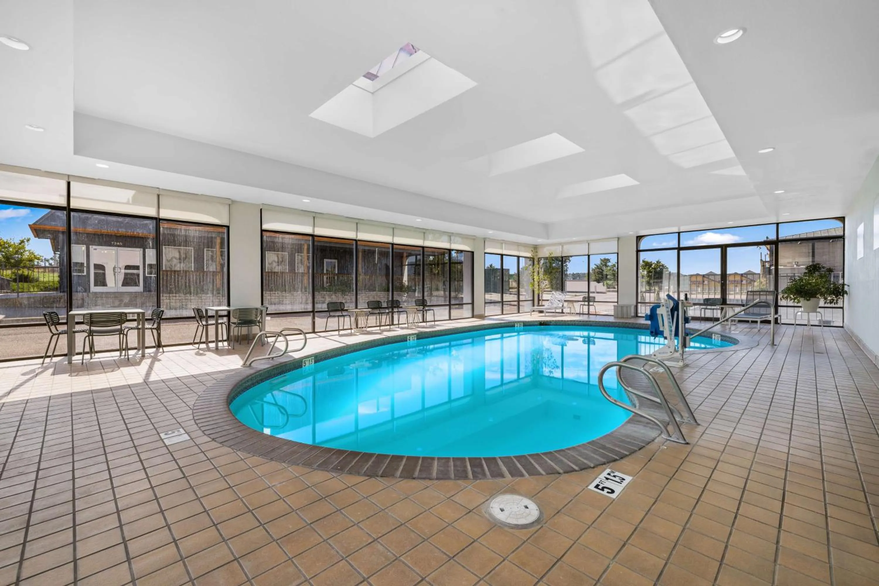 Pool view in Spark by Hilton Colorado Springs I 25 Central