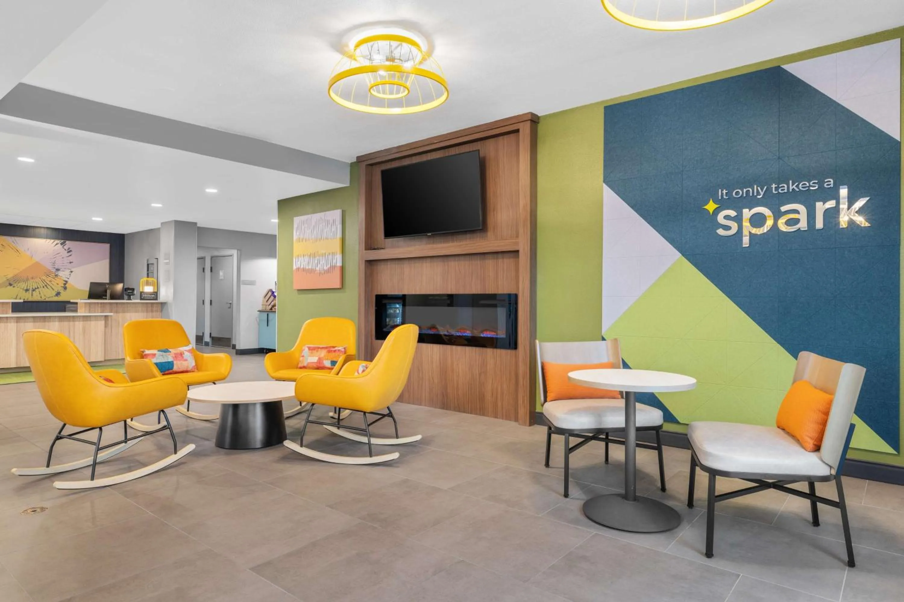 Lobby or reception in Spark by Hilton Colorado Springs I 25 Central