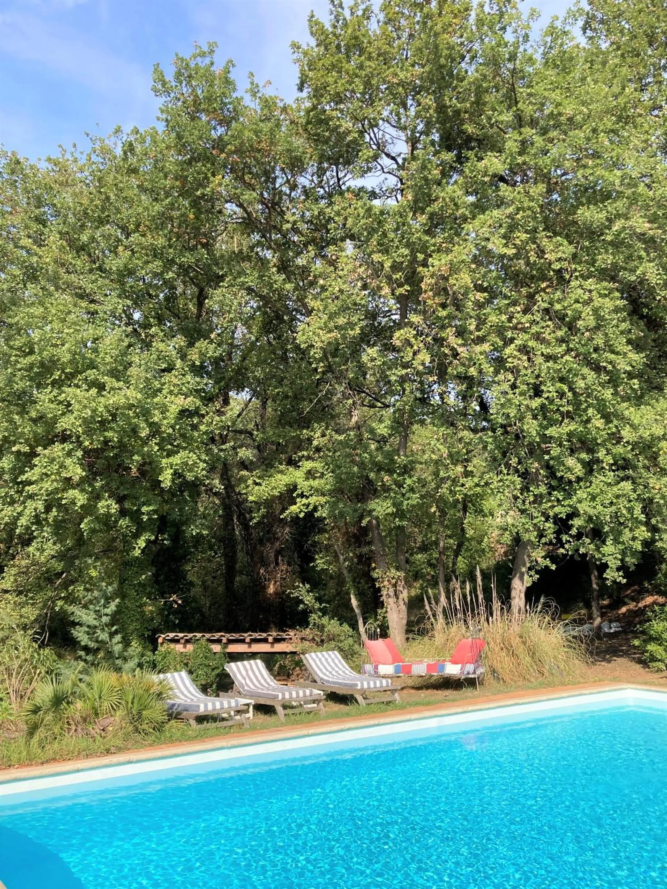 Pool view in Villa Fontane Provence