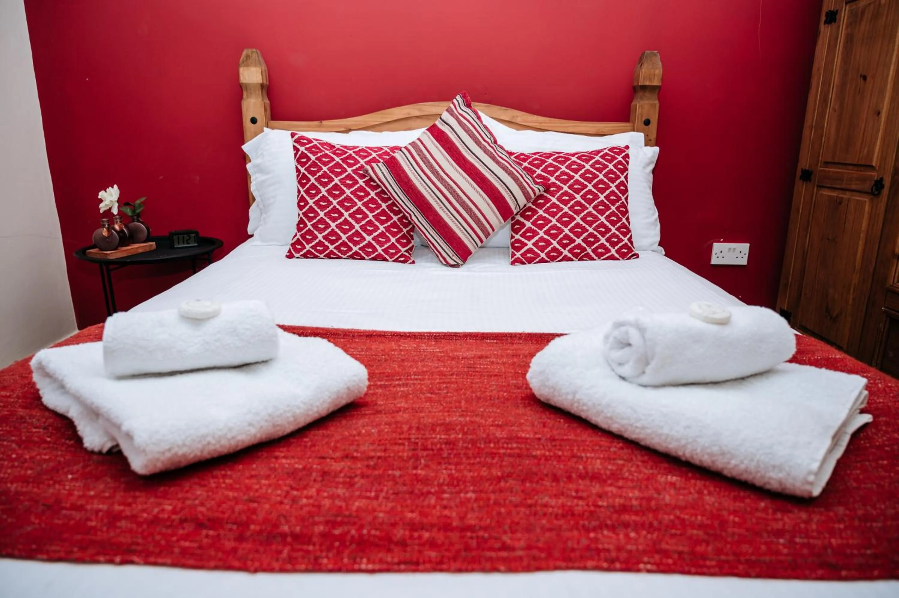 Bed in Woodhouse Lodge