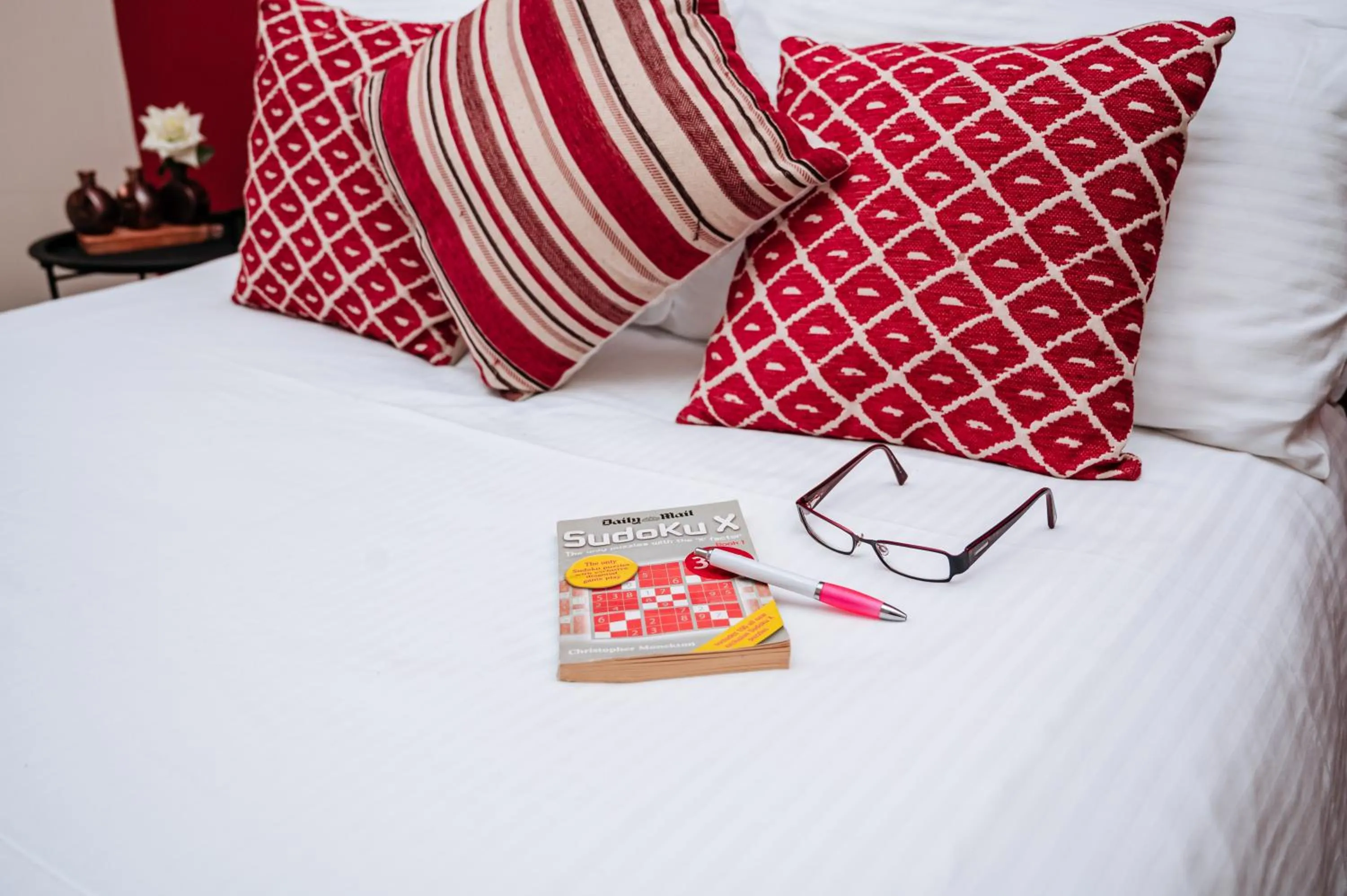 Bed in Woodhouse Lodge