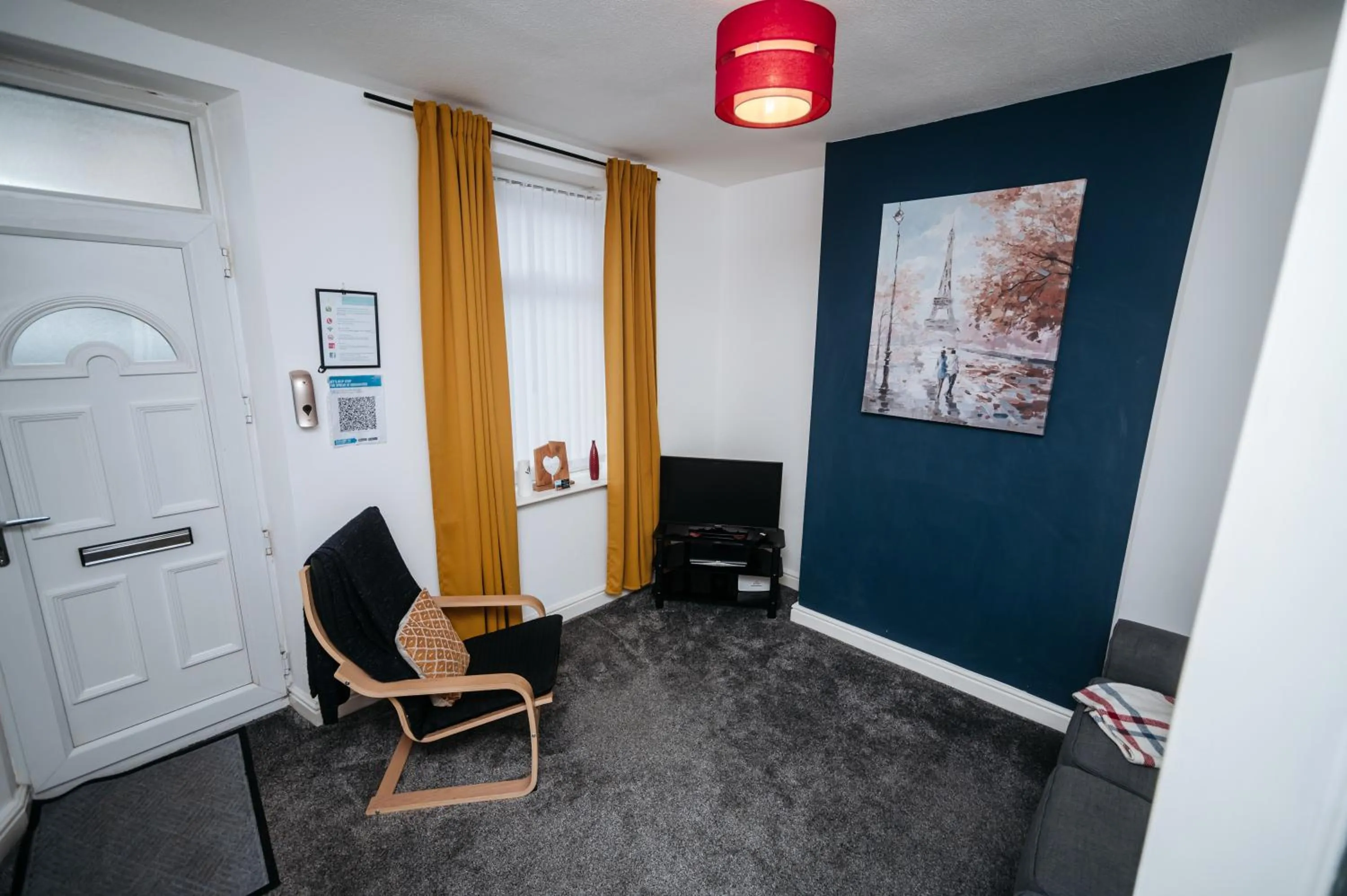 Living room in Woodhouse Lodge