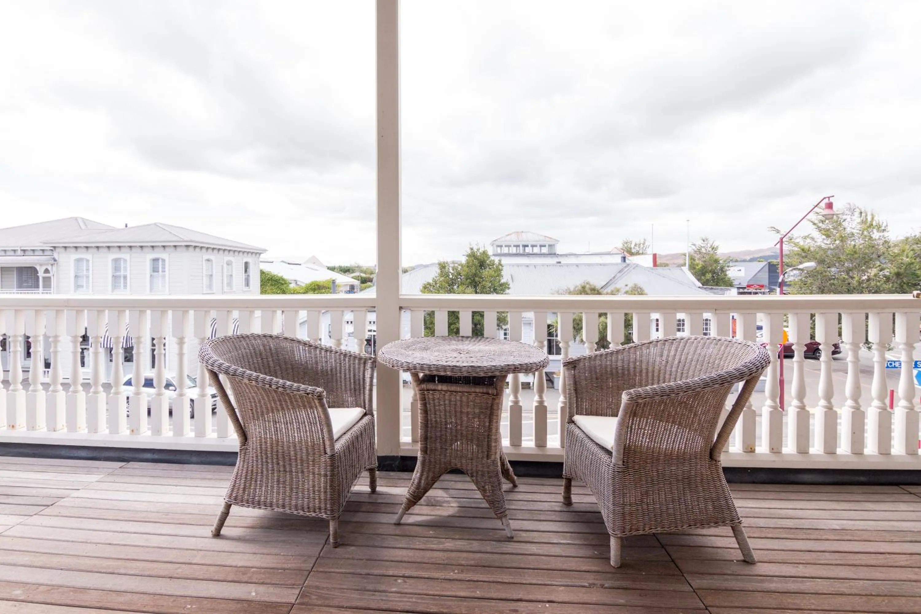 Balcony/Terrace in The Martinborough Hotel