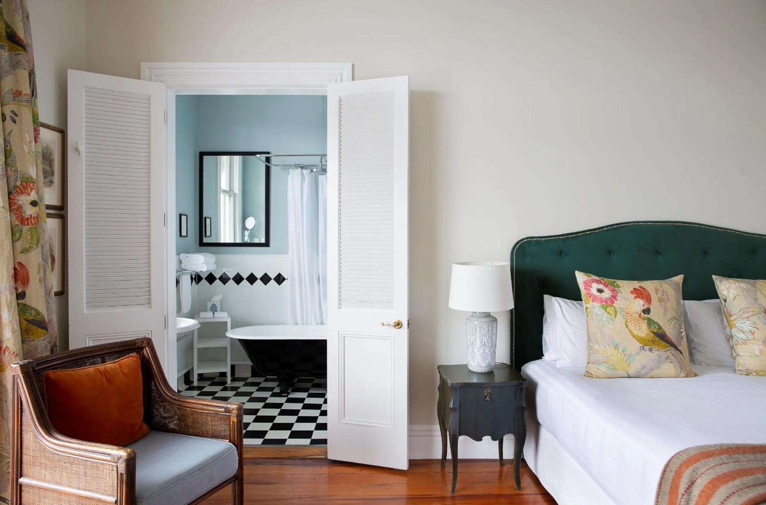 Photo of the whole room, Bed in The Martinborough Hotel