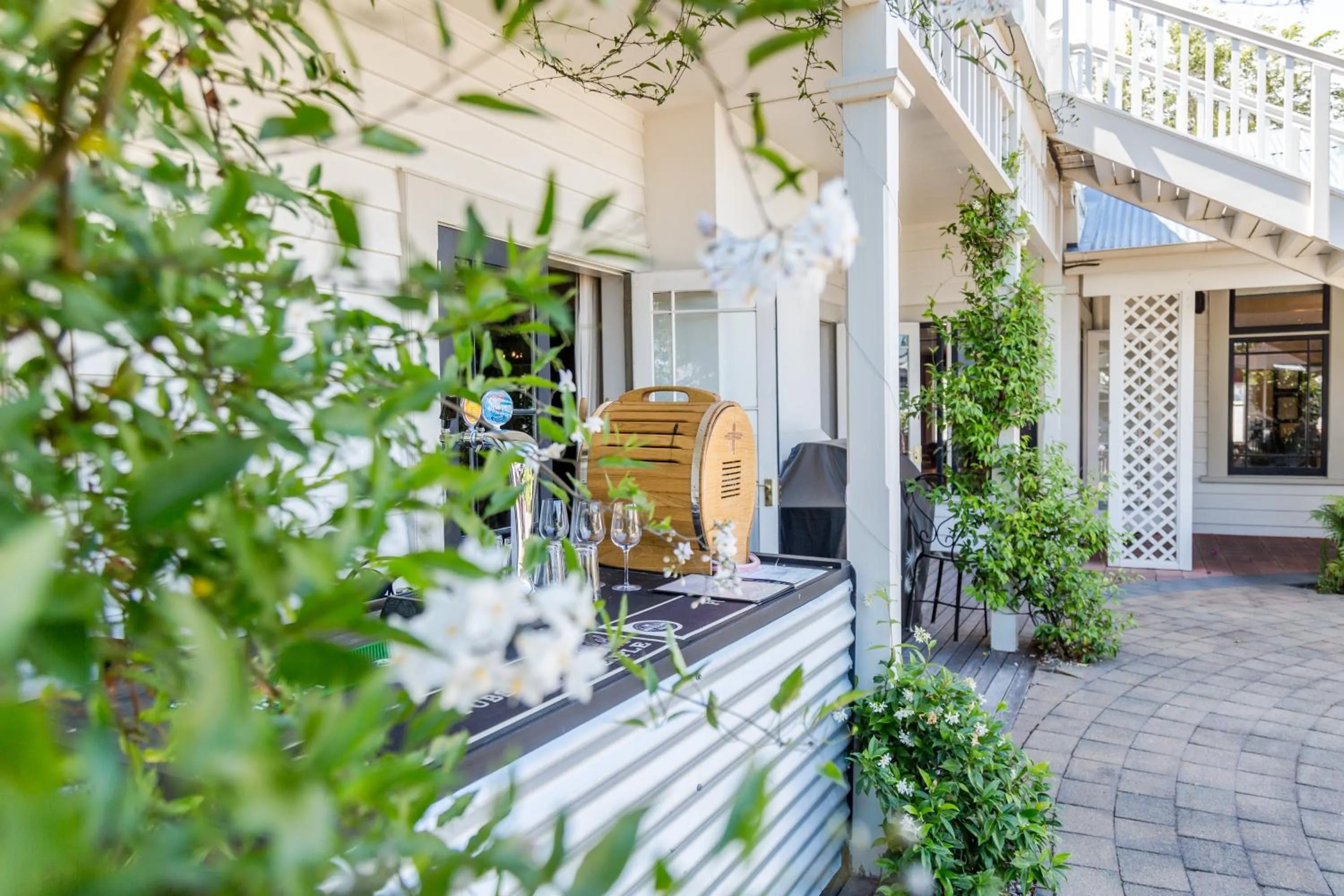 Balcony/Terrace in The Martinborough Hotel