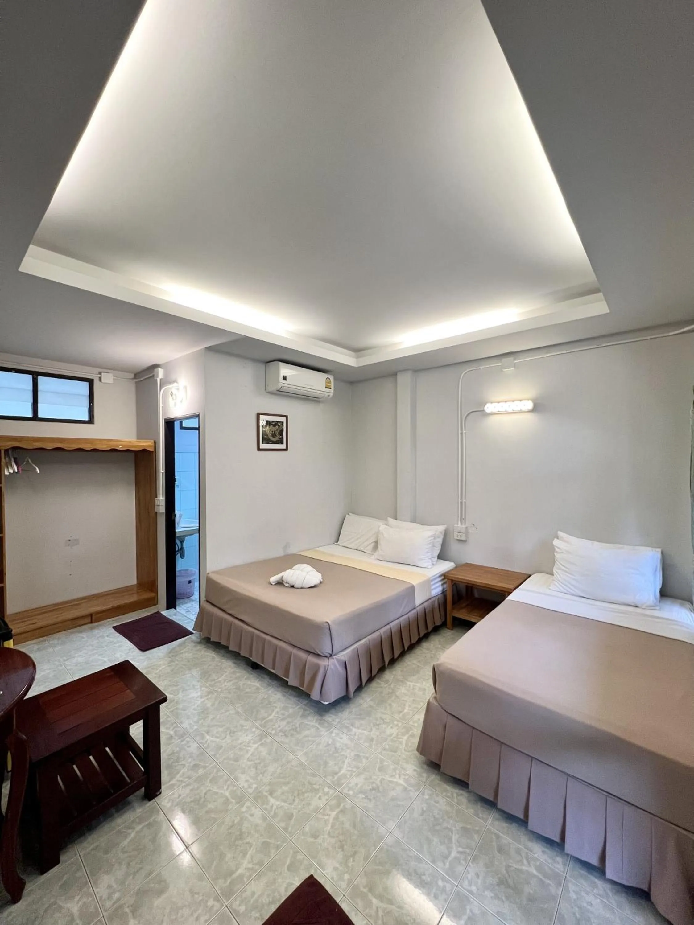 Bed in Pen's Bungalow Koh Phangan