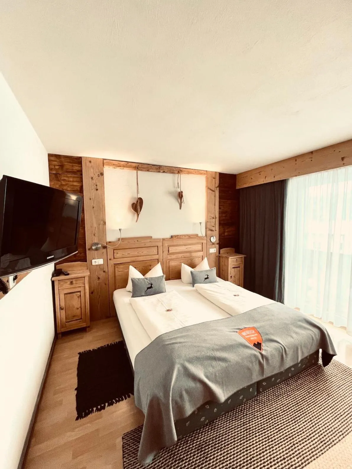 Bed in Pension Kreuzeck - Dein Glücksplatz am Lech