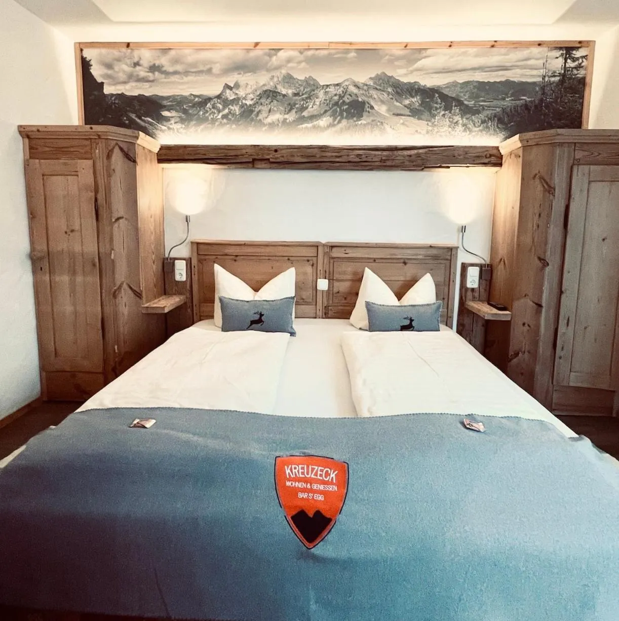 Bed in Pension Kreuzeck - Dein Glücksplatz am Lech