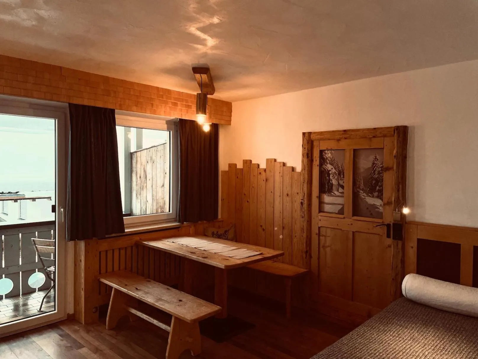 Living room, Bed in Pension Kreuzeck - Dein Glücksplatz am Lech