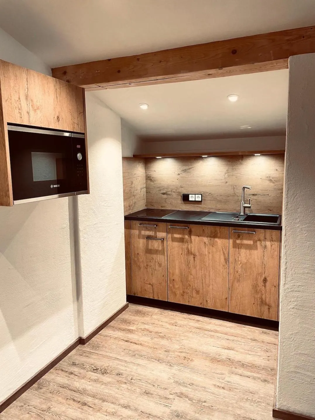 Kitchen or kitchenette in Pension Kreuzeck - Dein Glücksplatz am Lech