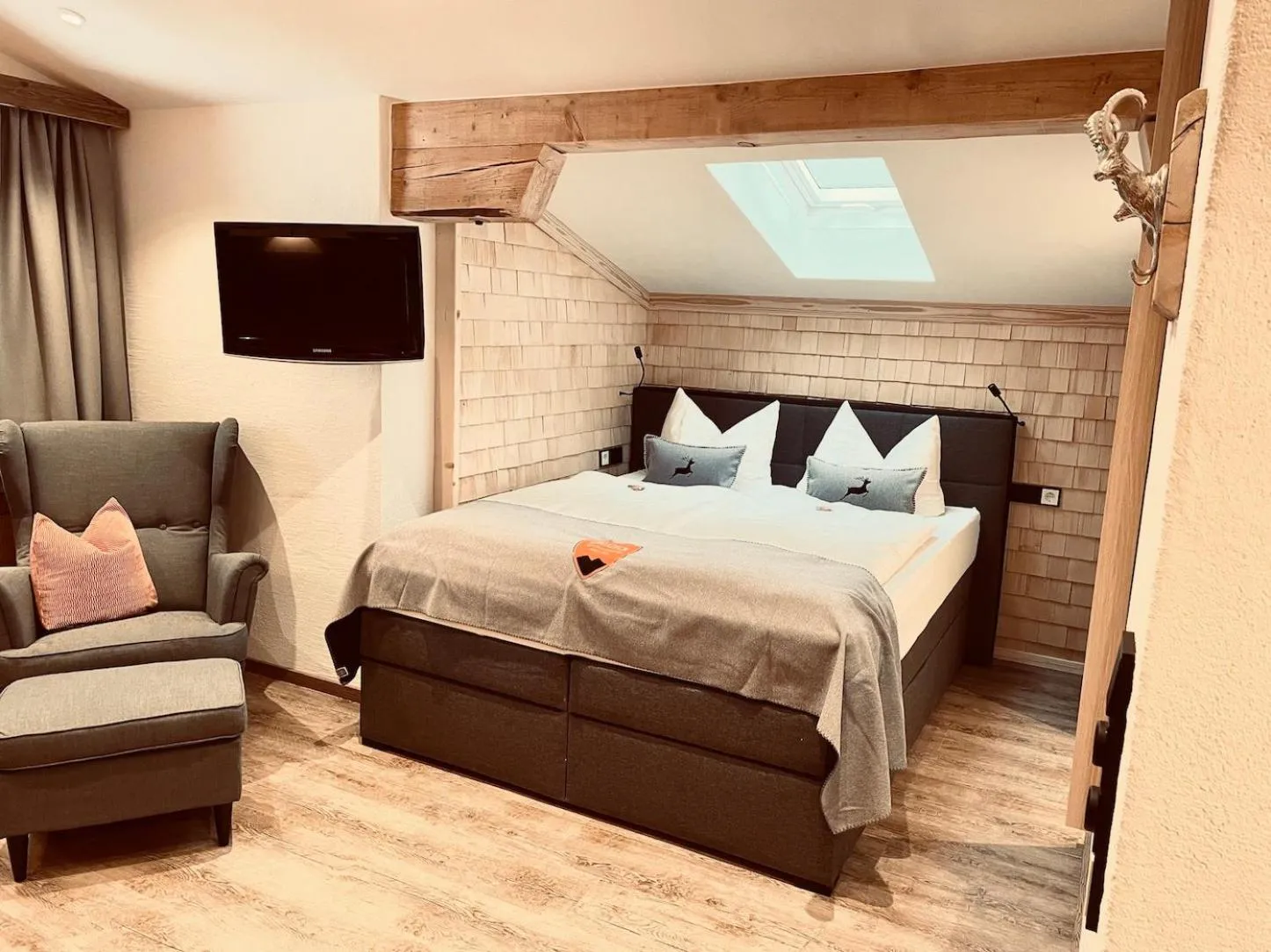 Bed in Pension Kreuzeck - Dein Glücksplatz am Lech