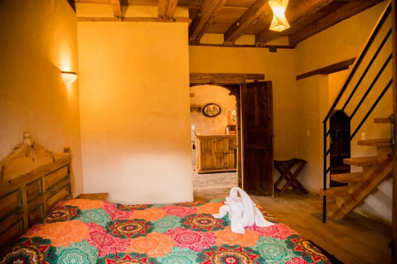 Bed in Hotel Casa de Gandhi