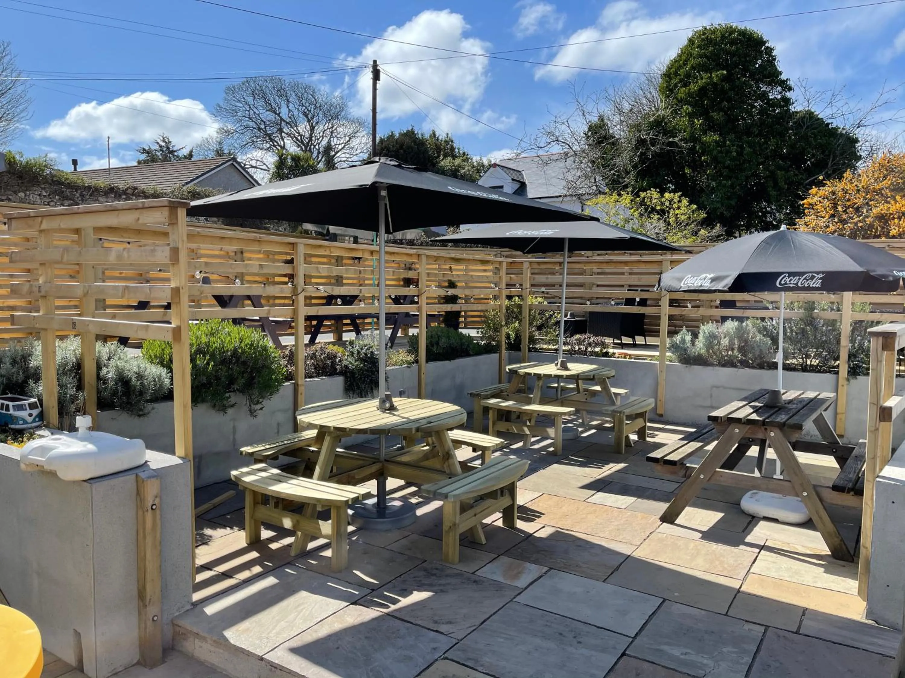 Garden in The Cornubia Inn