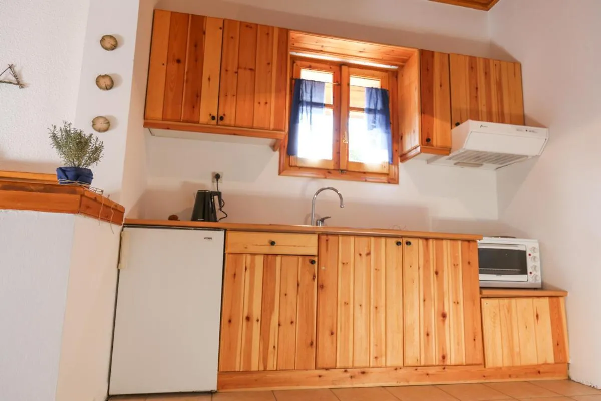 Kitchen or kitchenette in Orias Guesthouse & Farm