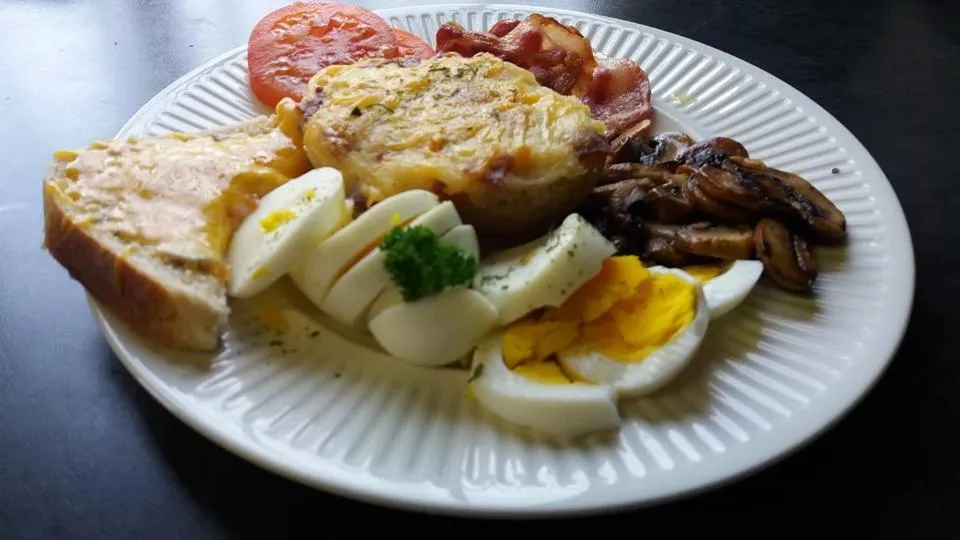 Food close-up in Top House Bed and Breakfast