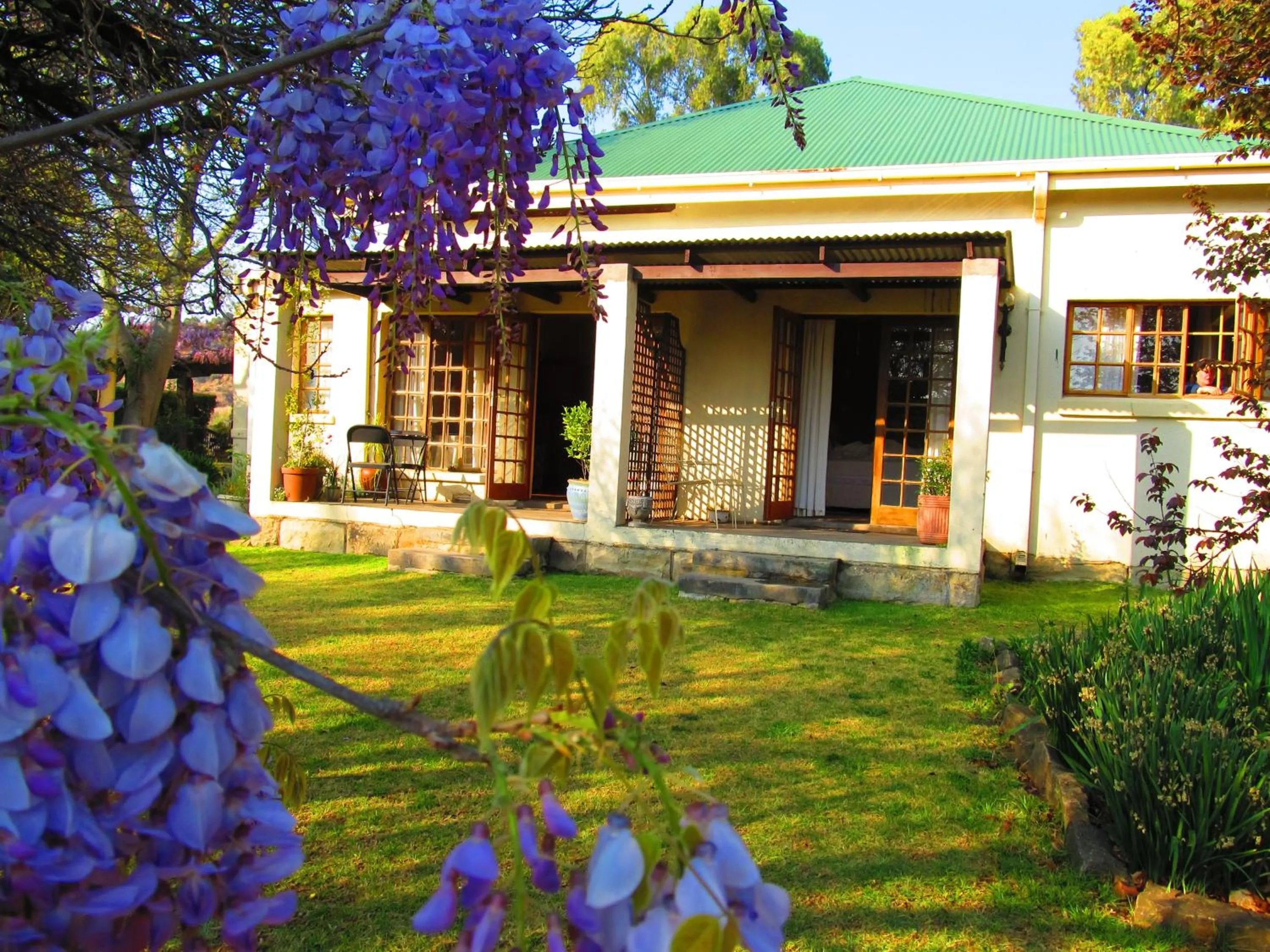 Garden view in Top House Bed and Breakfast