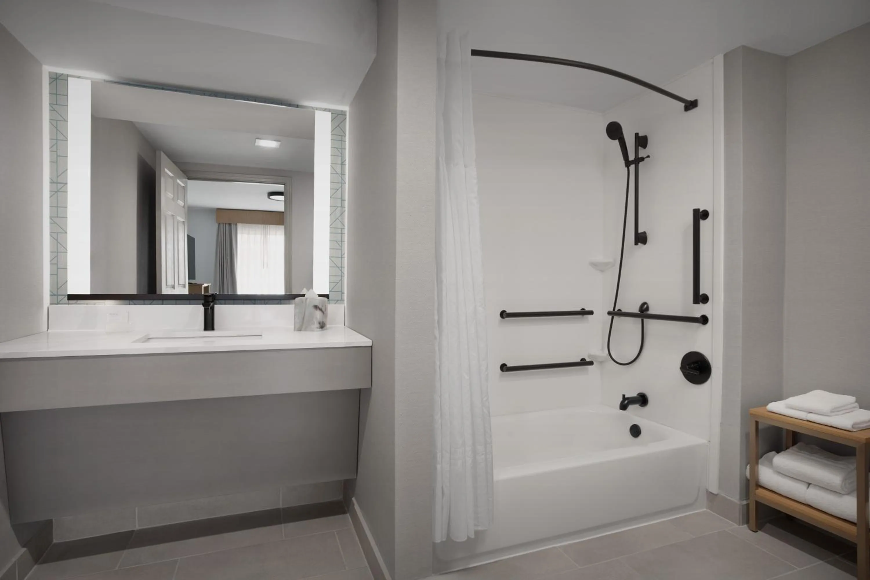 Shower in Homewood Suites by Hilton Colorado Springs-North