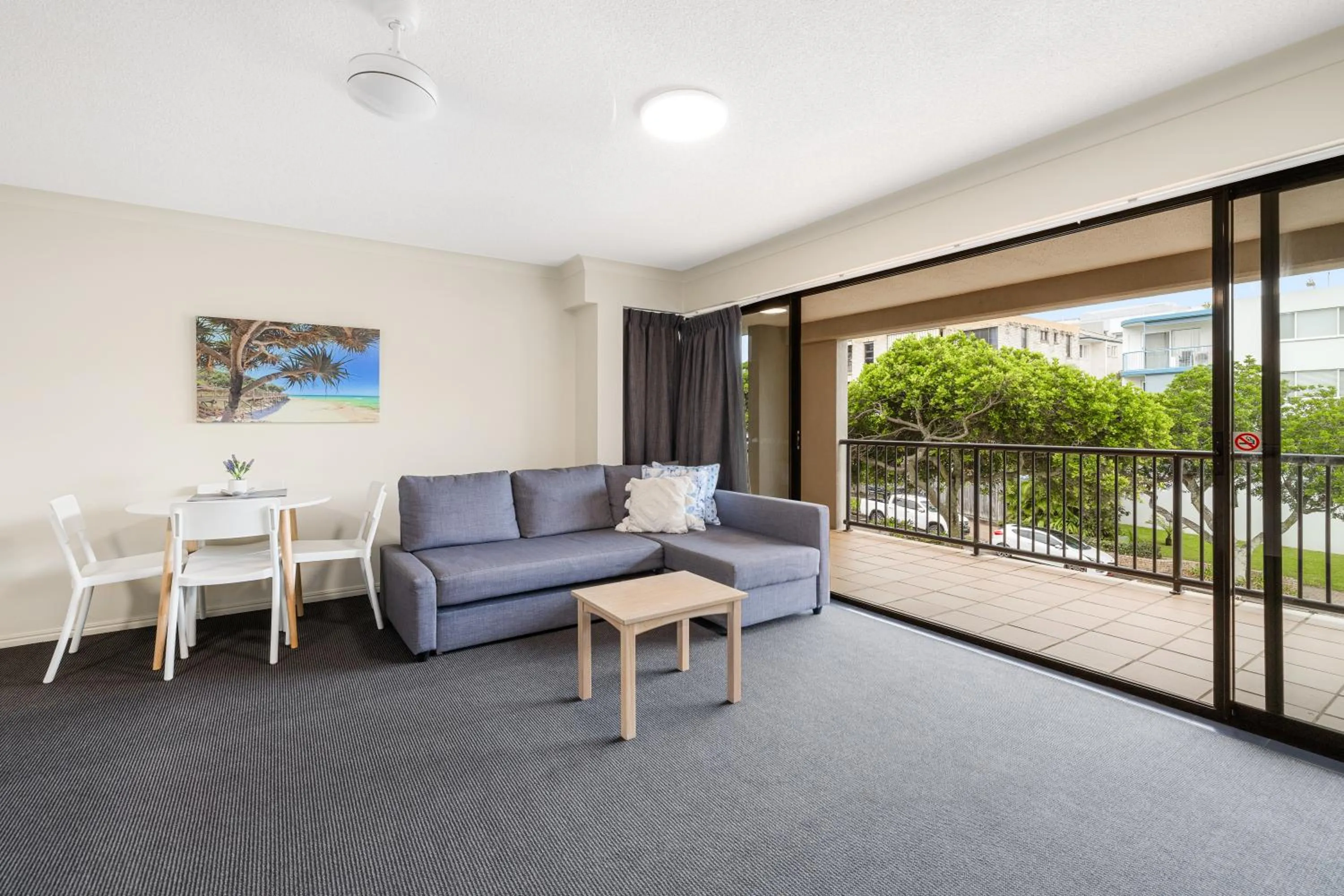 Living room in Belaire Place Motel Apartments